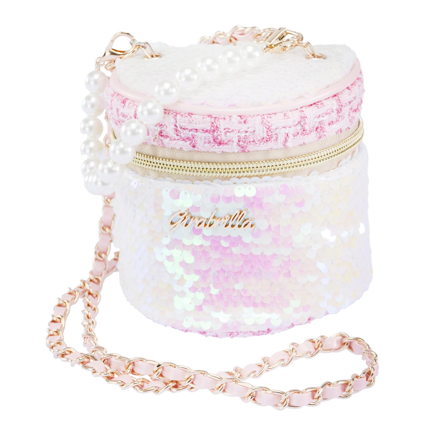 Girabrilla - Trunk Style Sequins Cross Body Bag
