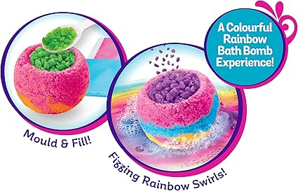 Shimmer n Sparkle Rainbow Popping Bath Bombs