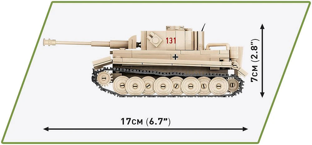 Cobi 2710 Tiger IV 131 Tank 1:48 Scale Set