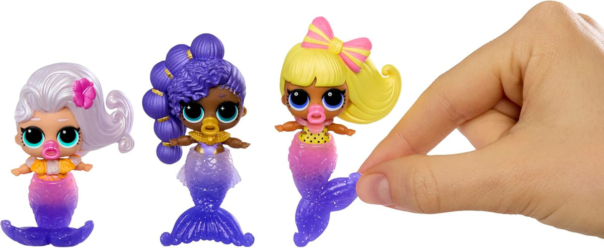 L.O.L. Surprise Mermaids! Makeover Magic Baby Sisters with Color-Change Mermaid Tails