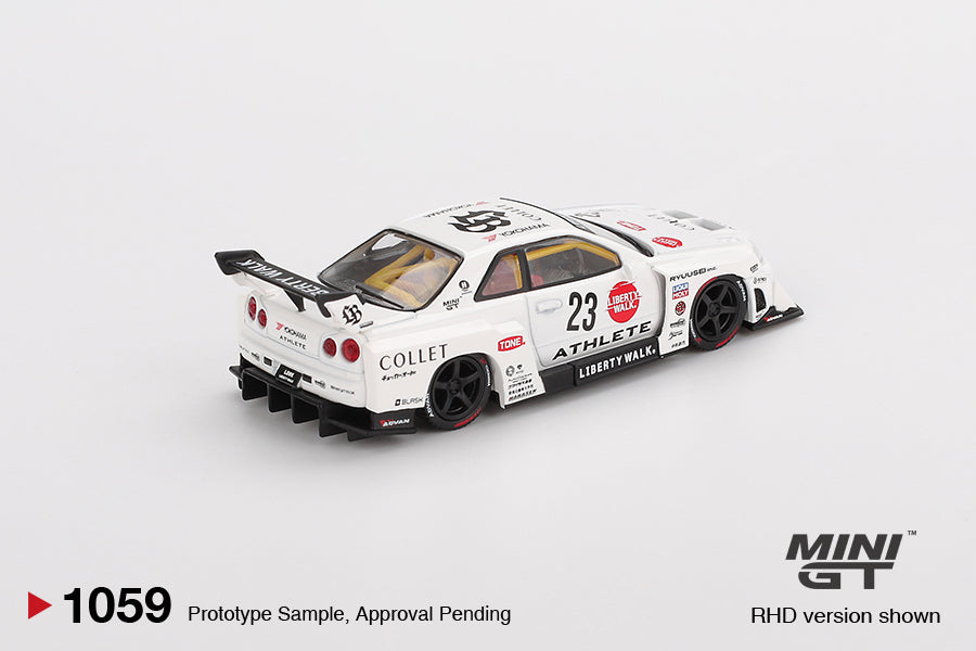 Mini GT Nissan LB-ER34 Super Silhouette 1:64 Die Cast