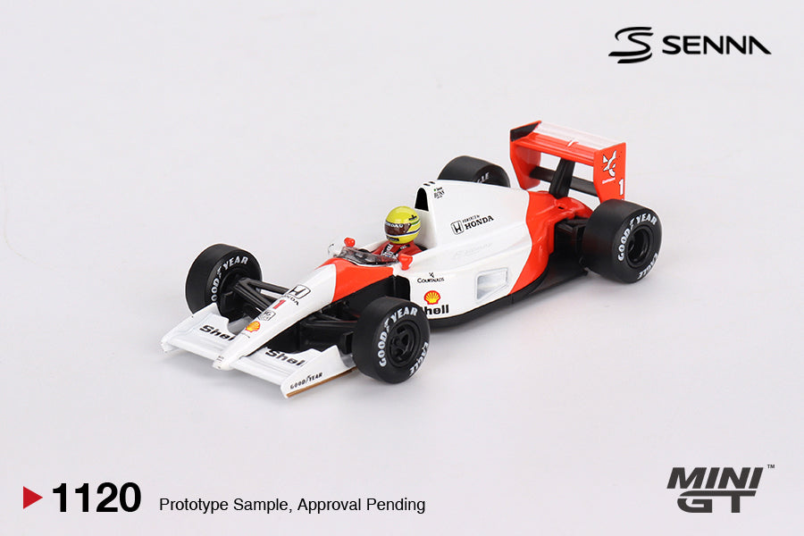 Mini GT McLaren MP4/6 Ayrton Senna 1:64 Scale