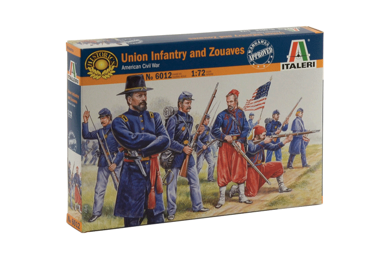 Italeri Union Infantry And Zuaves 1:72 Scale