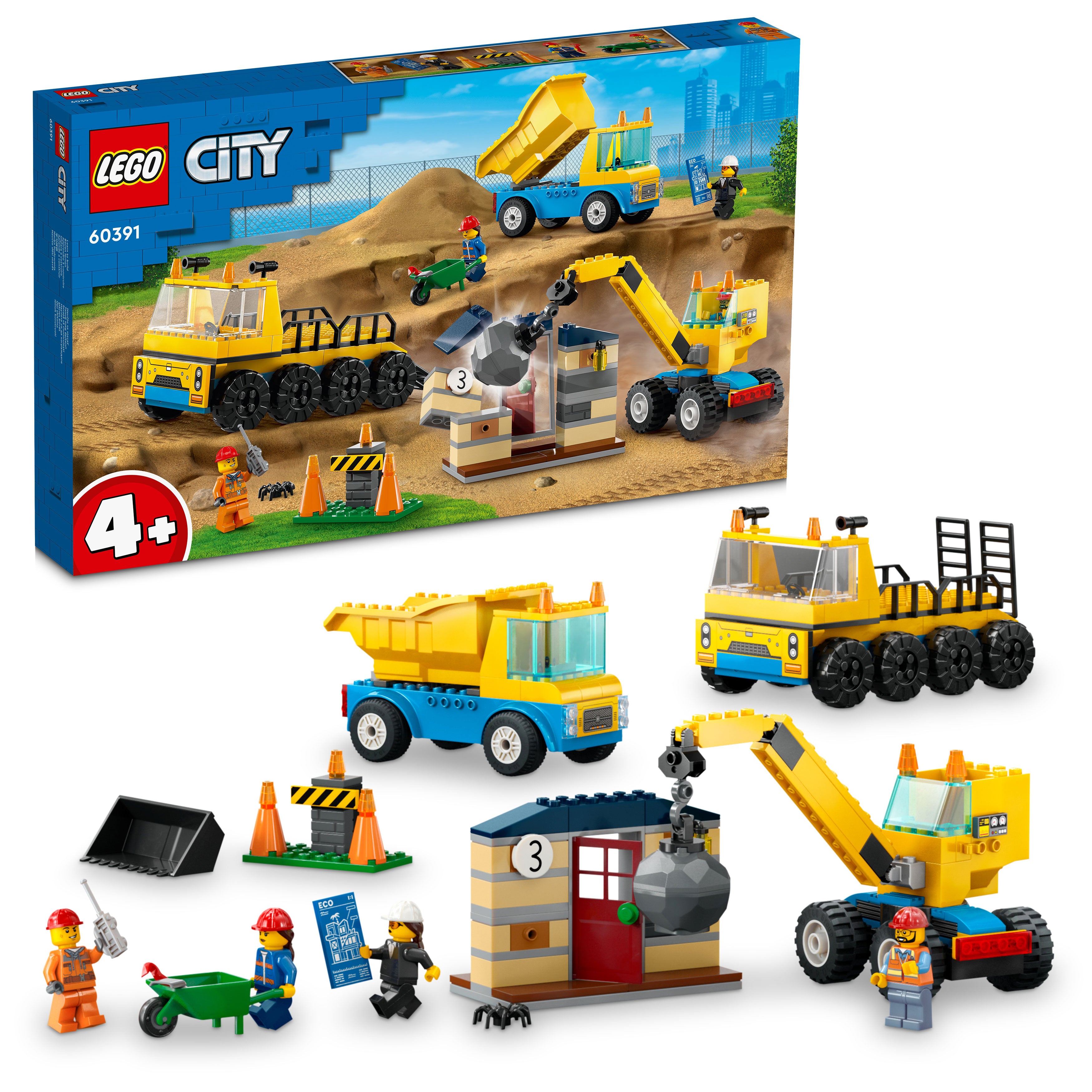 Lego 60391 Construction Trucks and Wrecking Ball