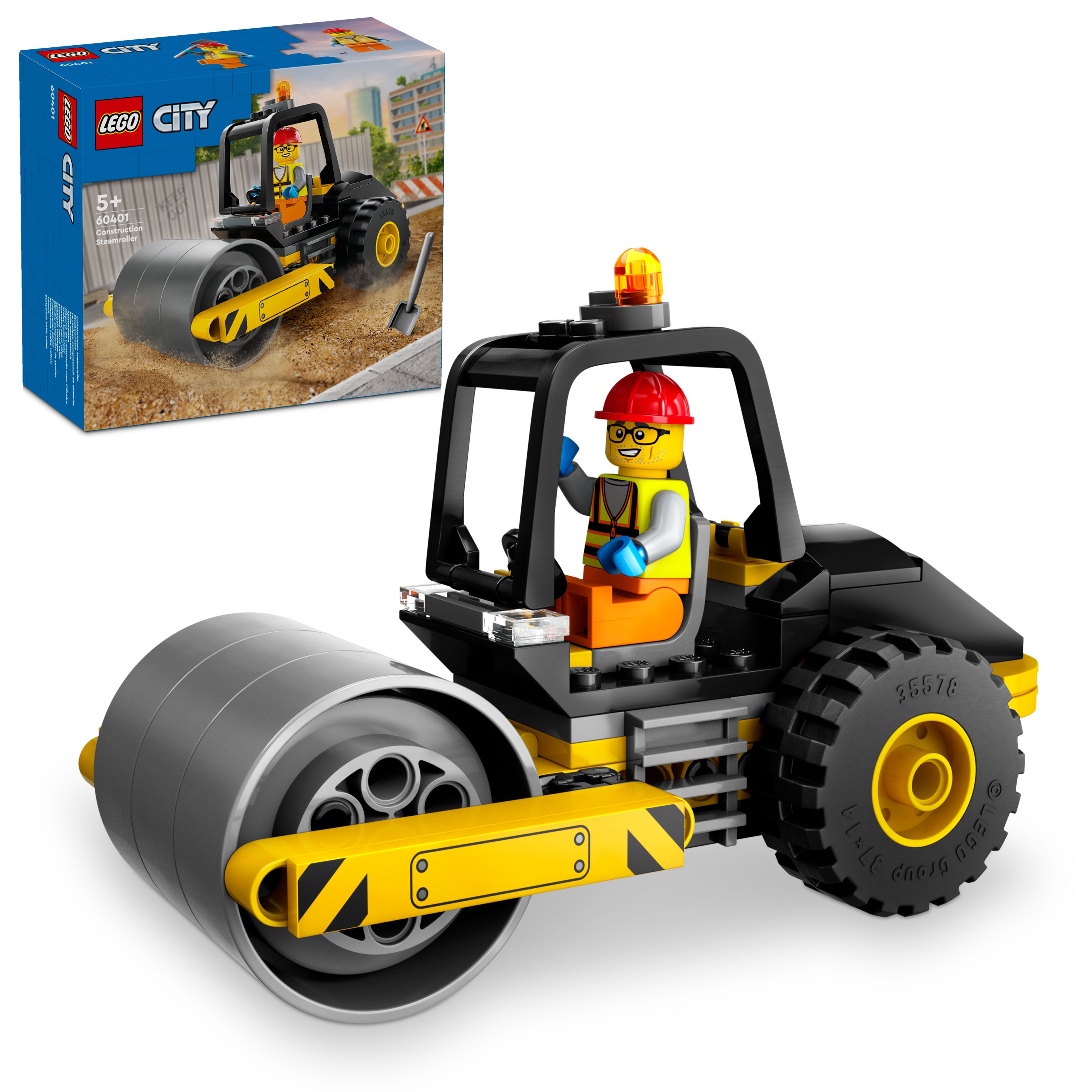 Lego 60401 Construction Steamroller