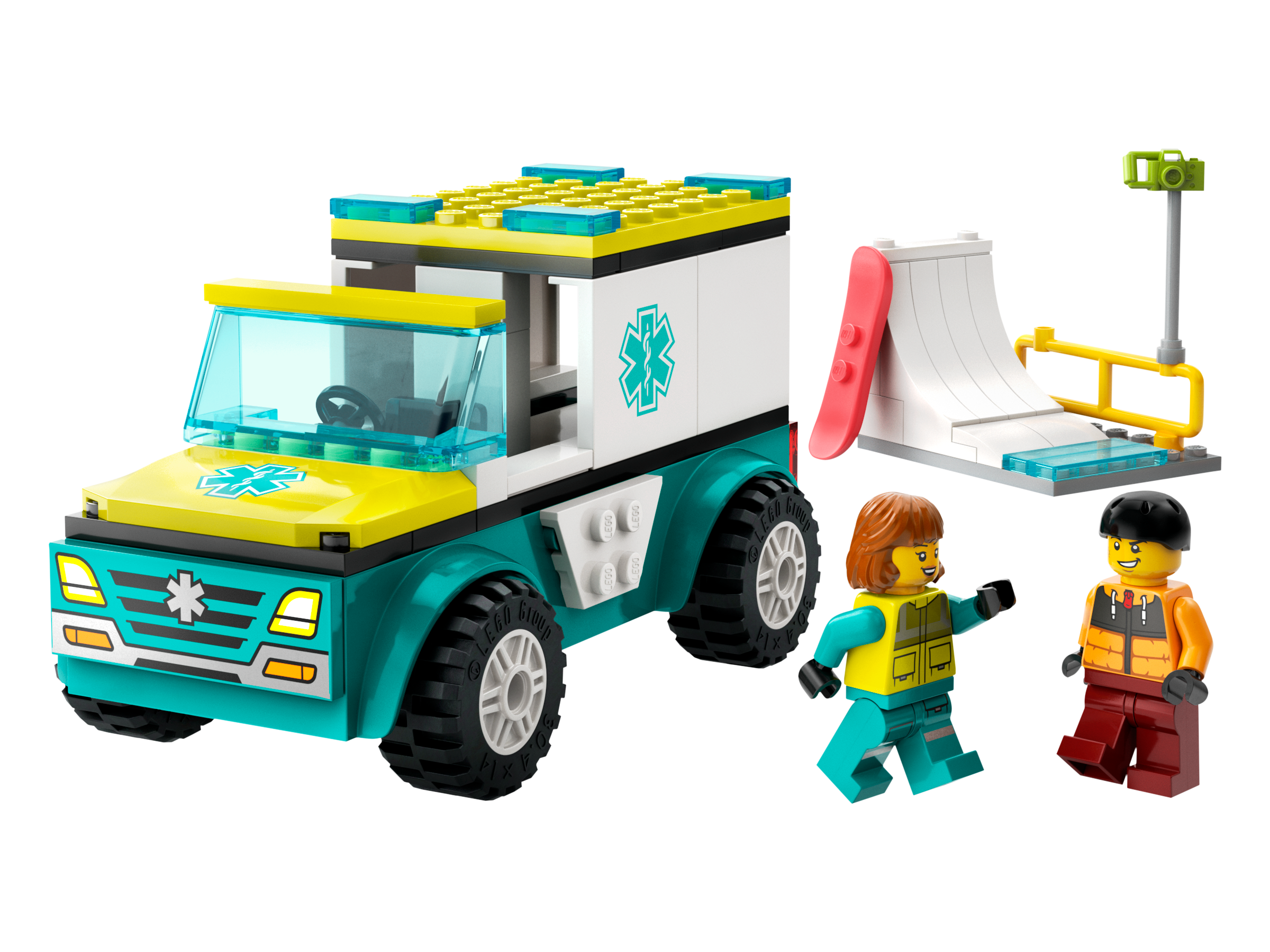 Lego 60403 Emergency Ambulance and Snowboarder