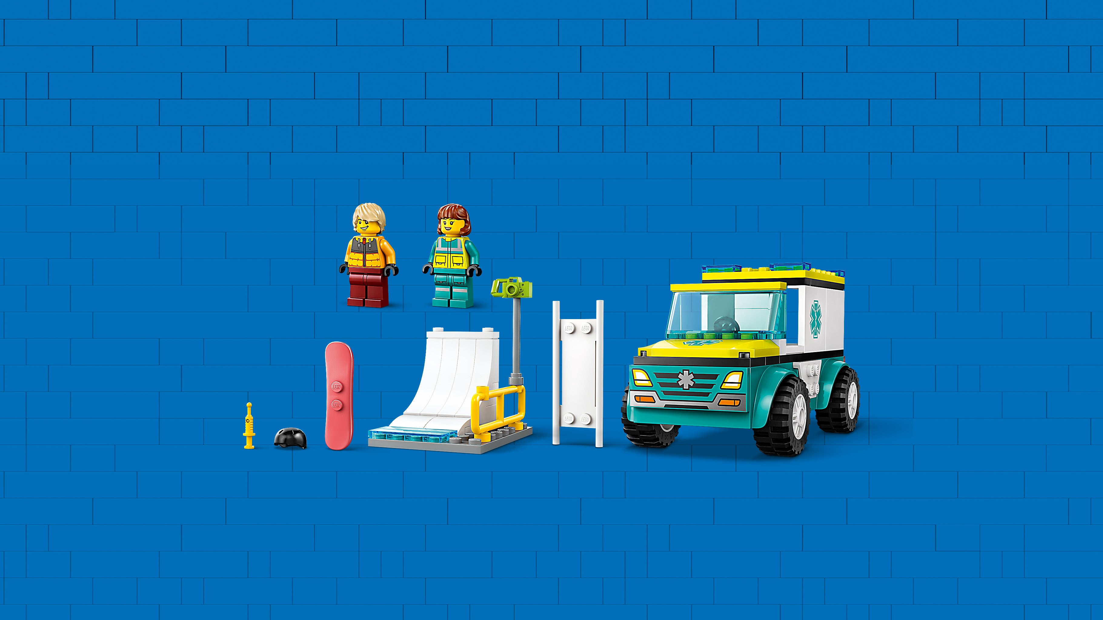 Lego 60403 Emergency Ambulance and Snowboarder