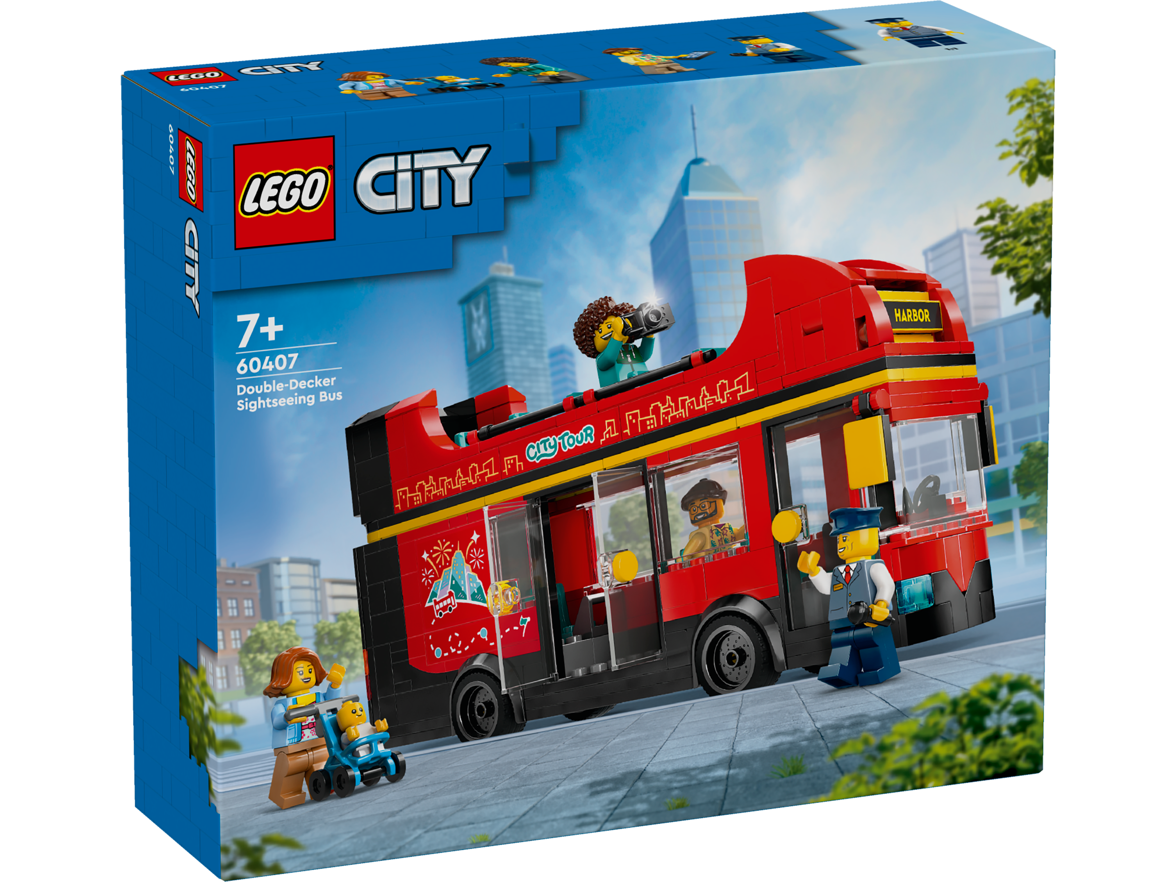 Lego 60407 Red Double-Decker Sightseeing Bus