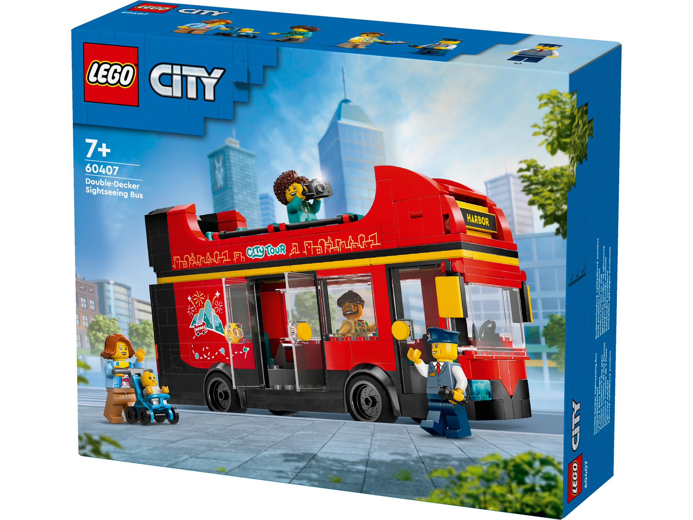 Lego 60407 Red Double-Decker Sightseeing Bus