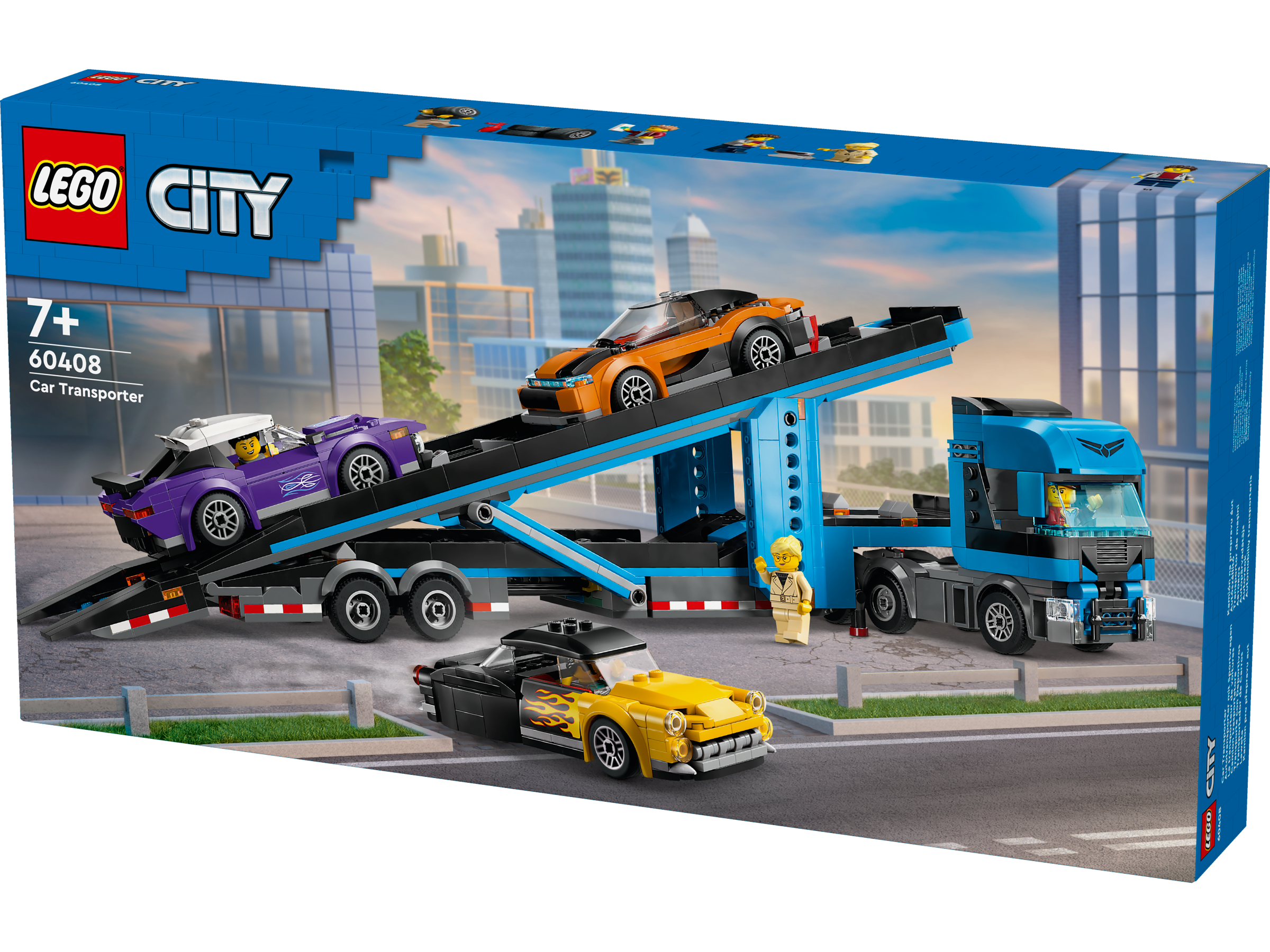 Lego 60408 Car Transporter Truck with Cars