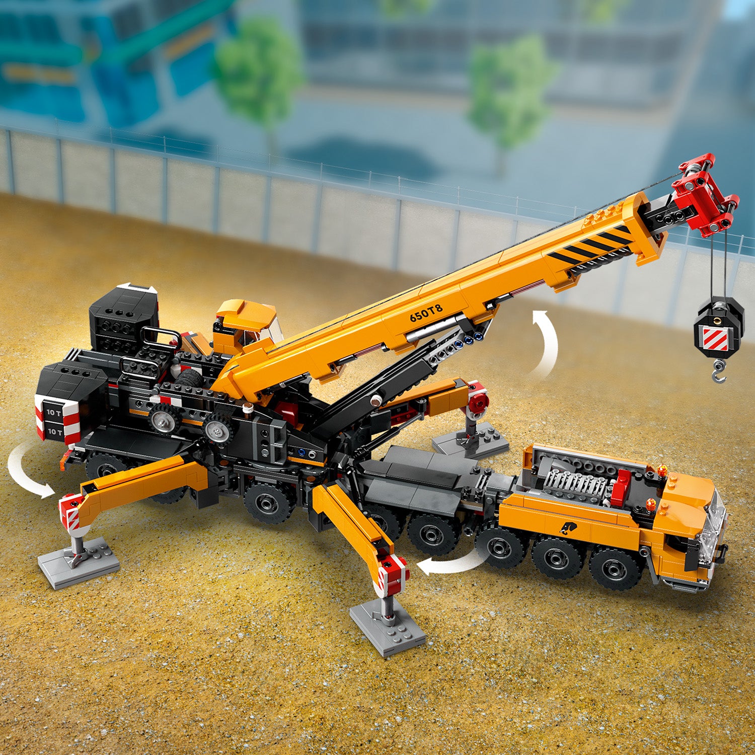 Lego 60409 Yellow Mobile Construction Crane