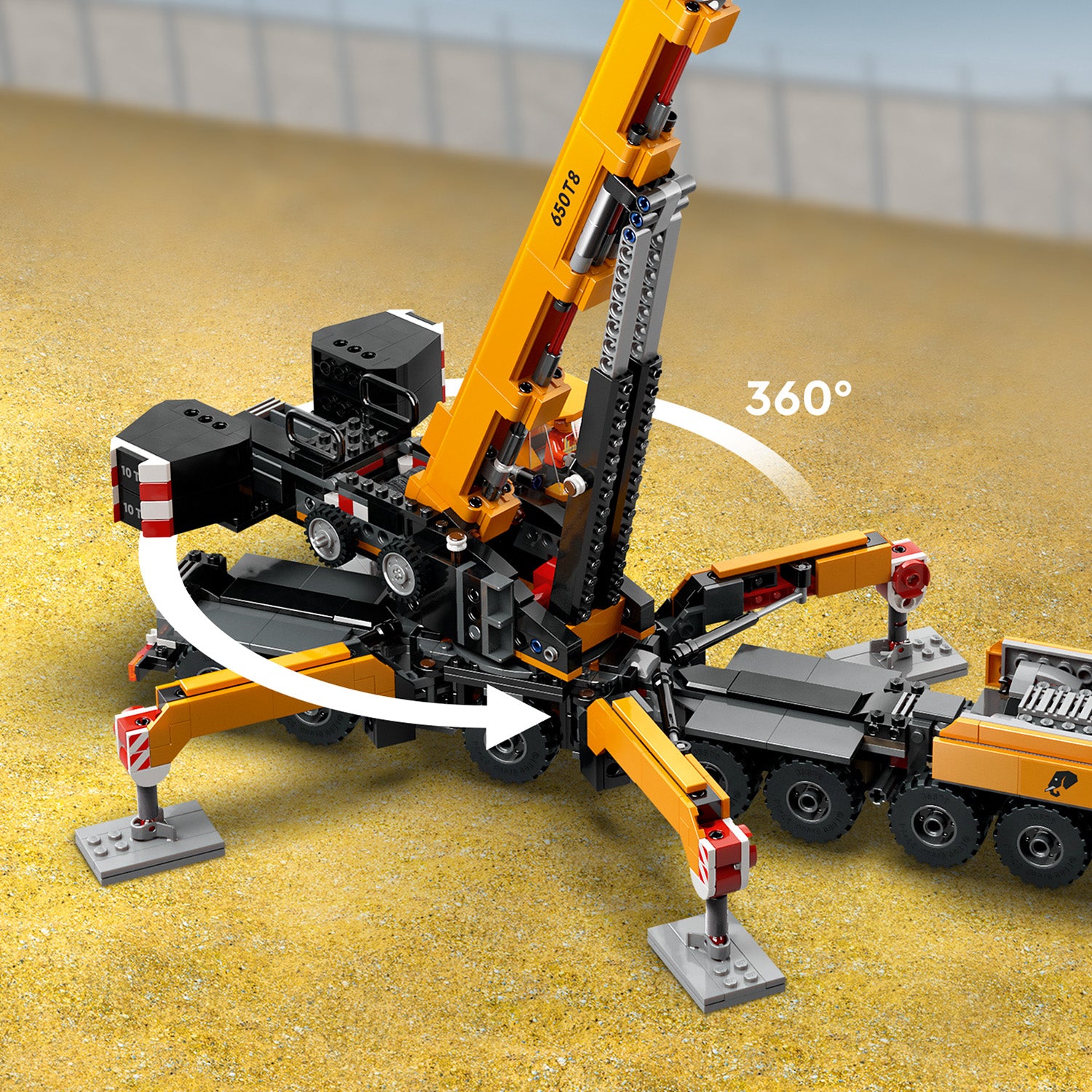 Lego 60409 Yellow Mobile Construction Crane