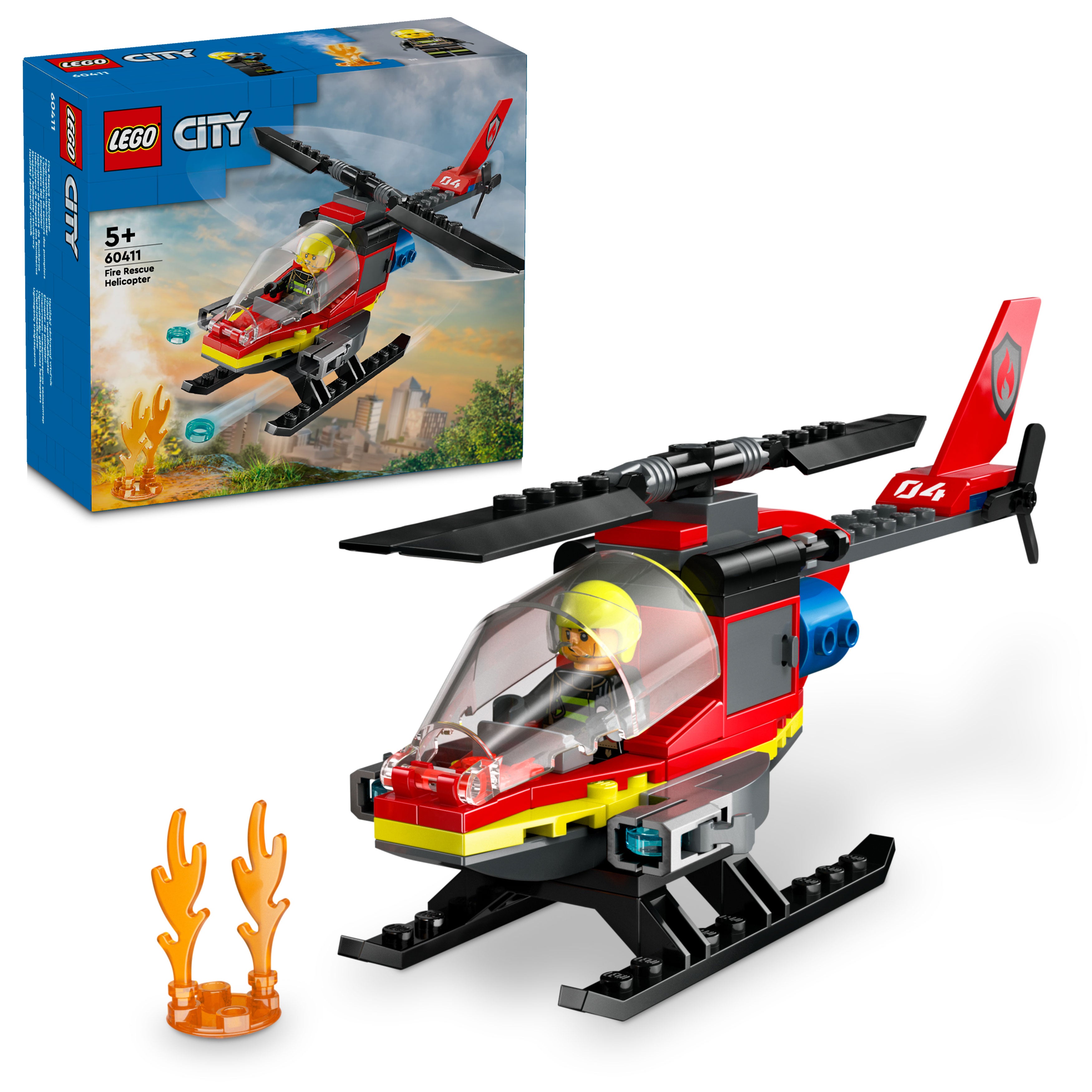 Lego 60411 Fire Rescue Helicopter