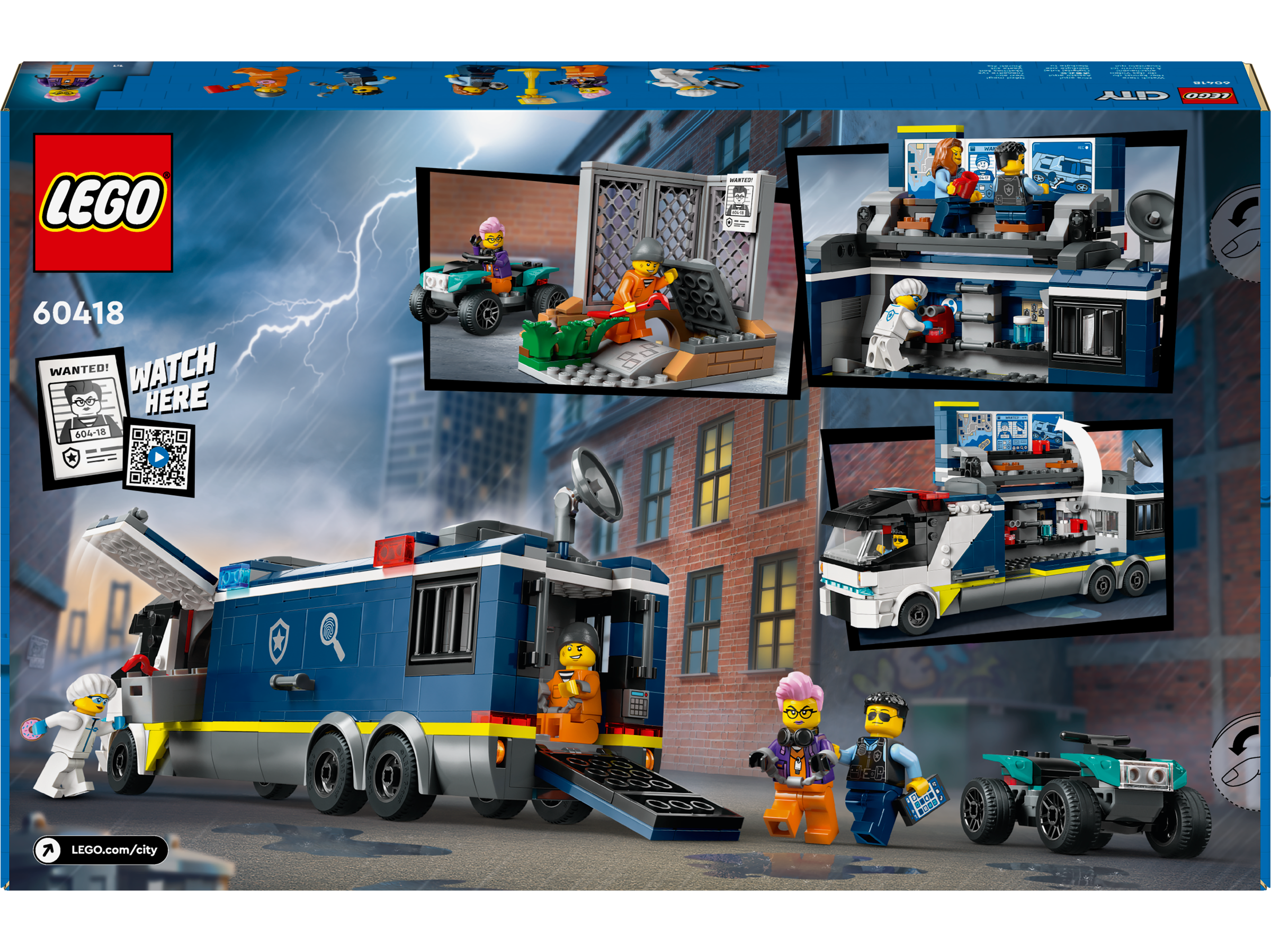 Lego 60418 Police Mobile Crime Lab