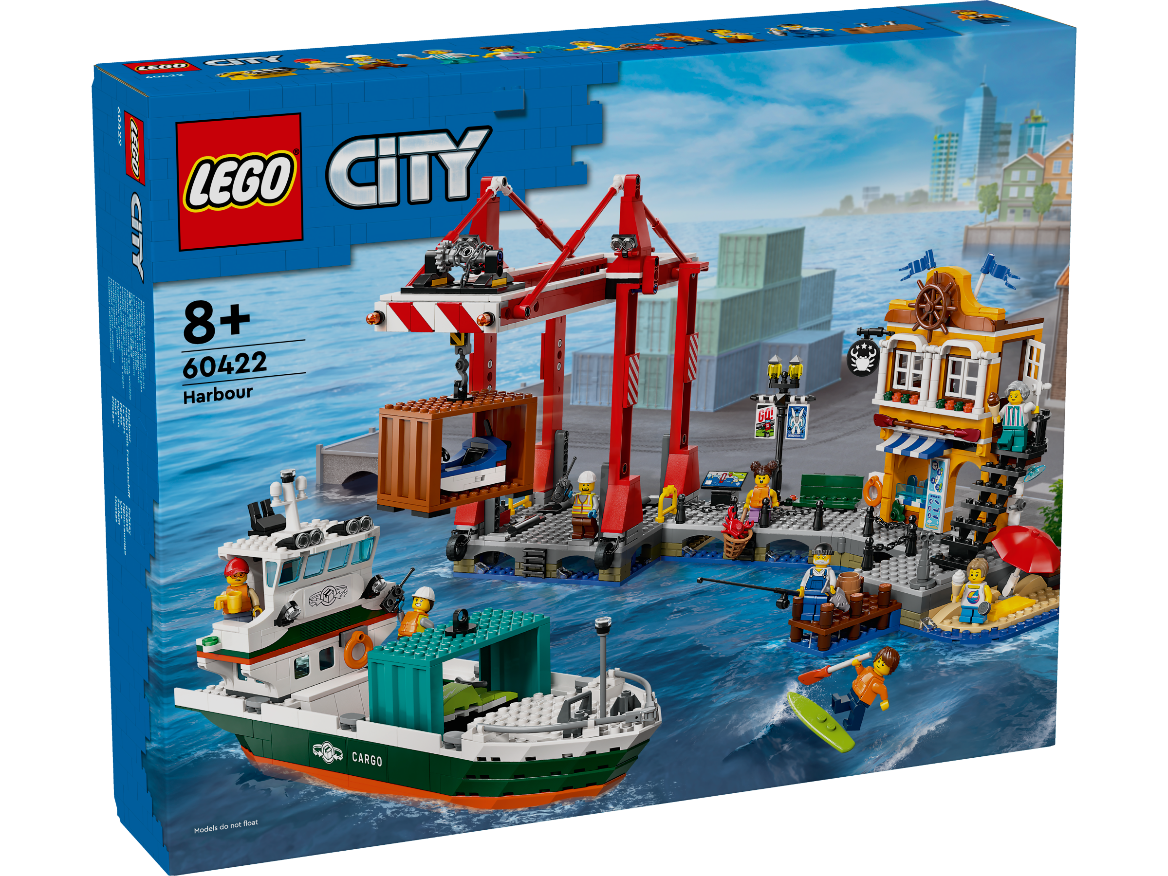 Lego 60422 Seaside Harbor with Cargo Ship