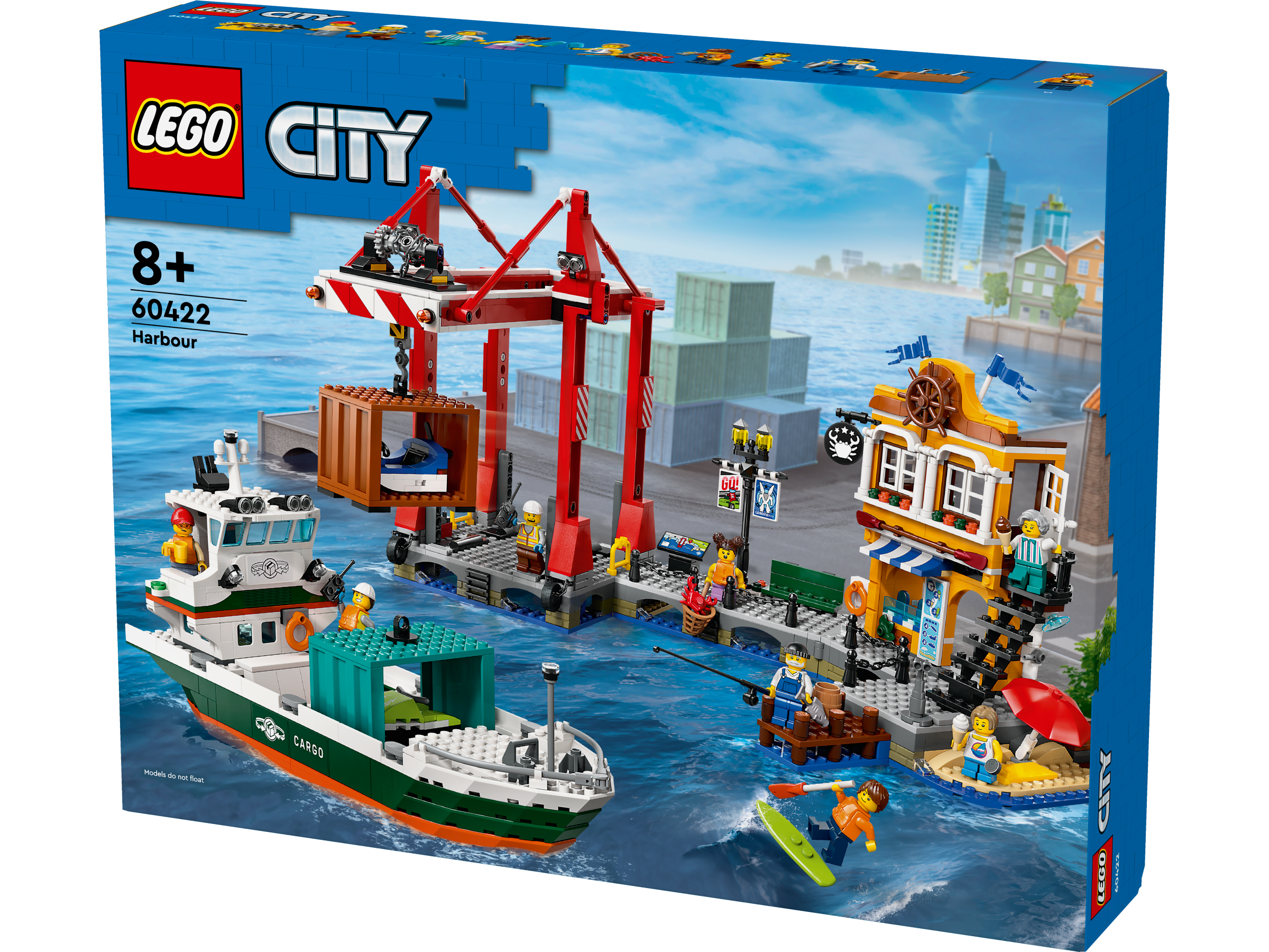 Lego 60422 Seaside Harbor with Cargo Ship