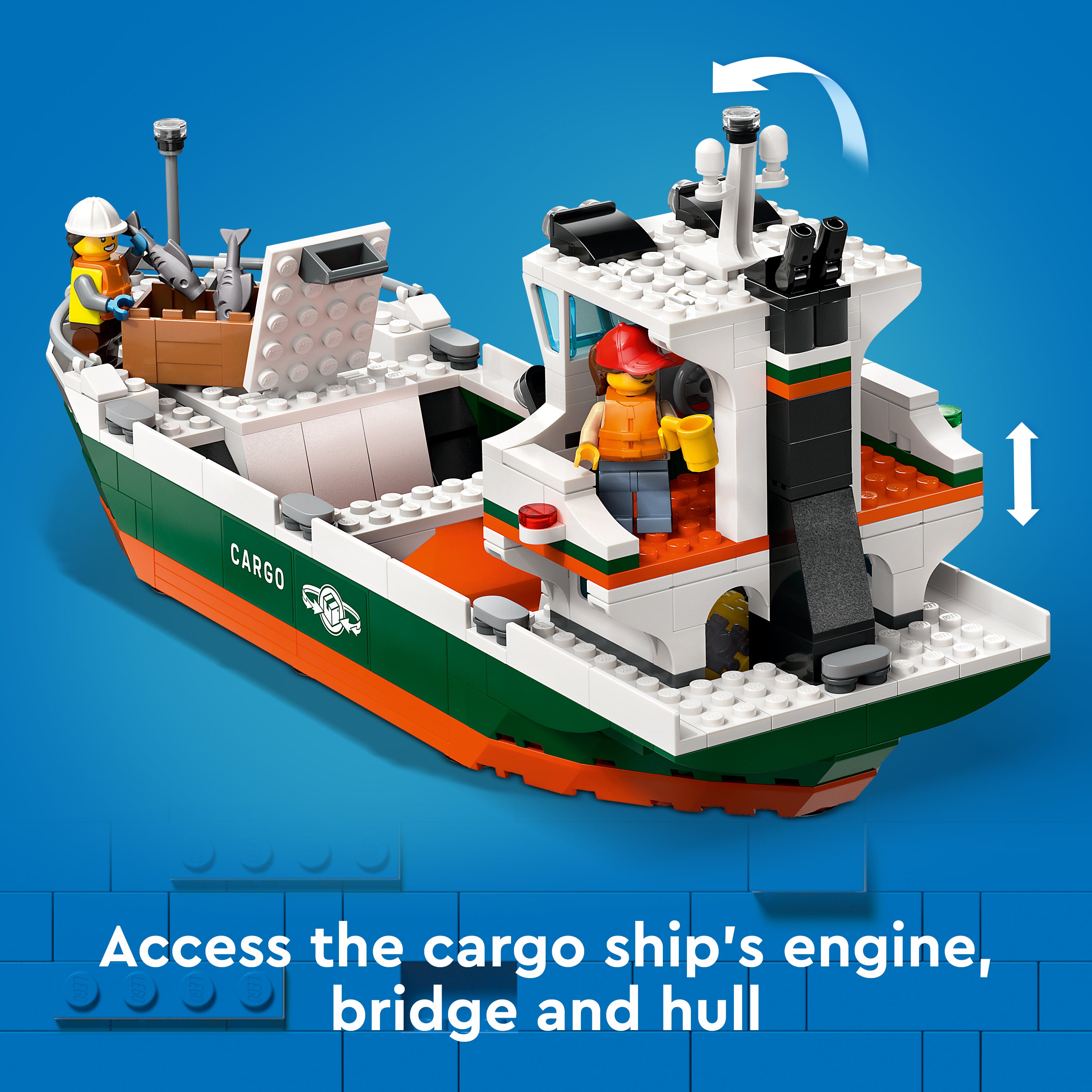 Lego 60422 Seaside Harbor with Cargo Ship