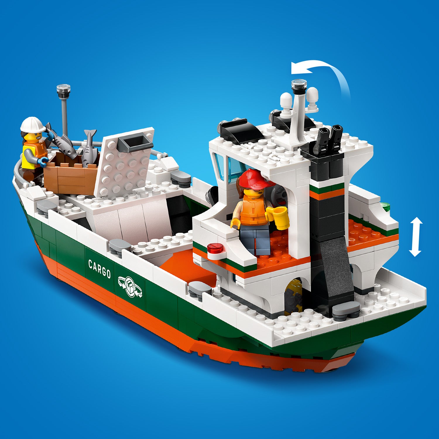 Lego 60422 Seaside Harbor with Cargo Ship