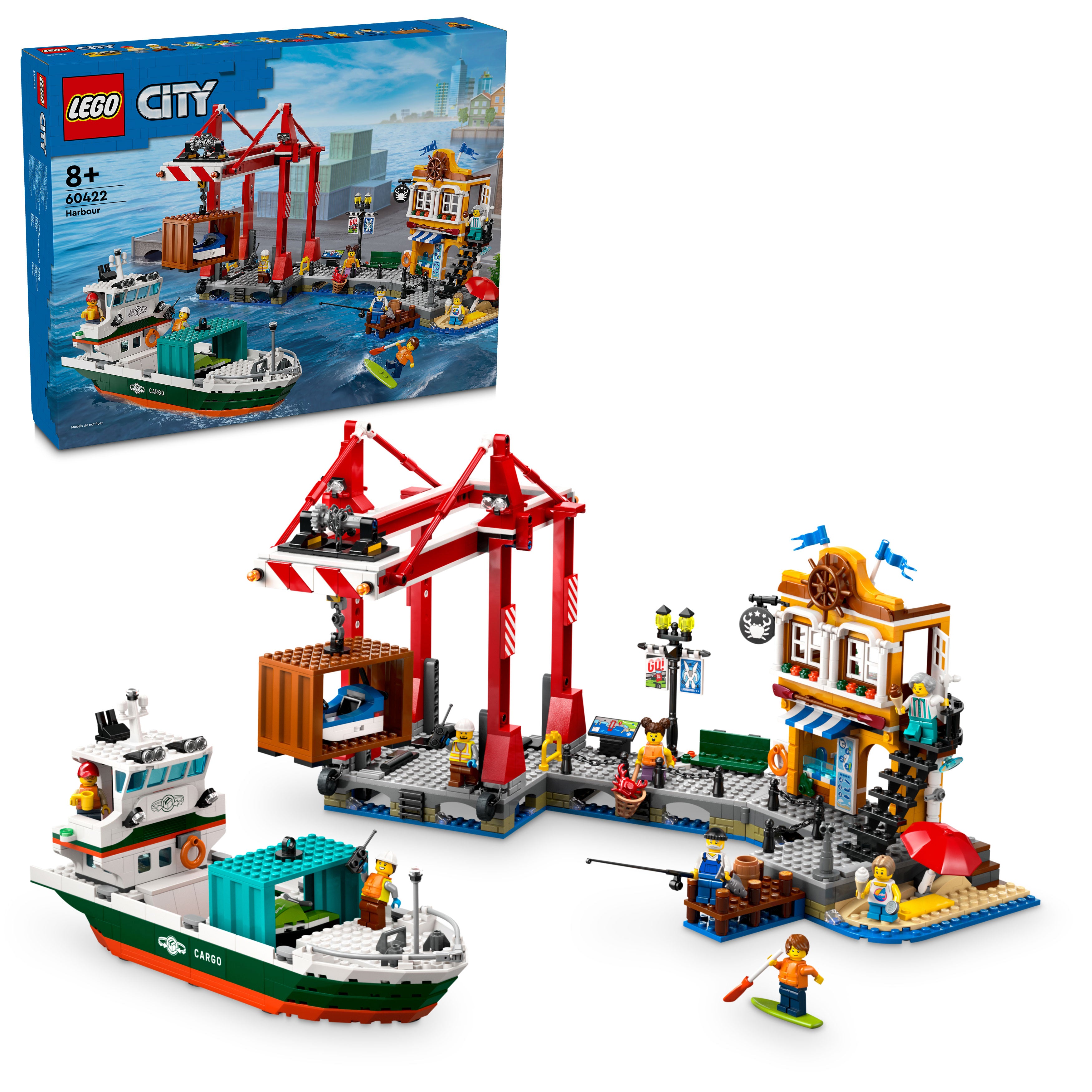 Lego 60422 Seaside Harbor with Cargo Ship