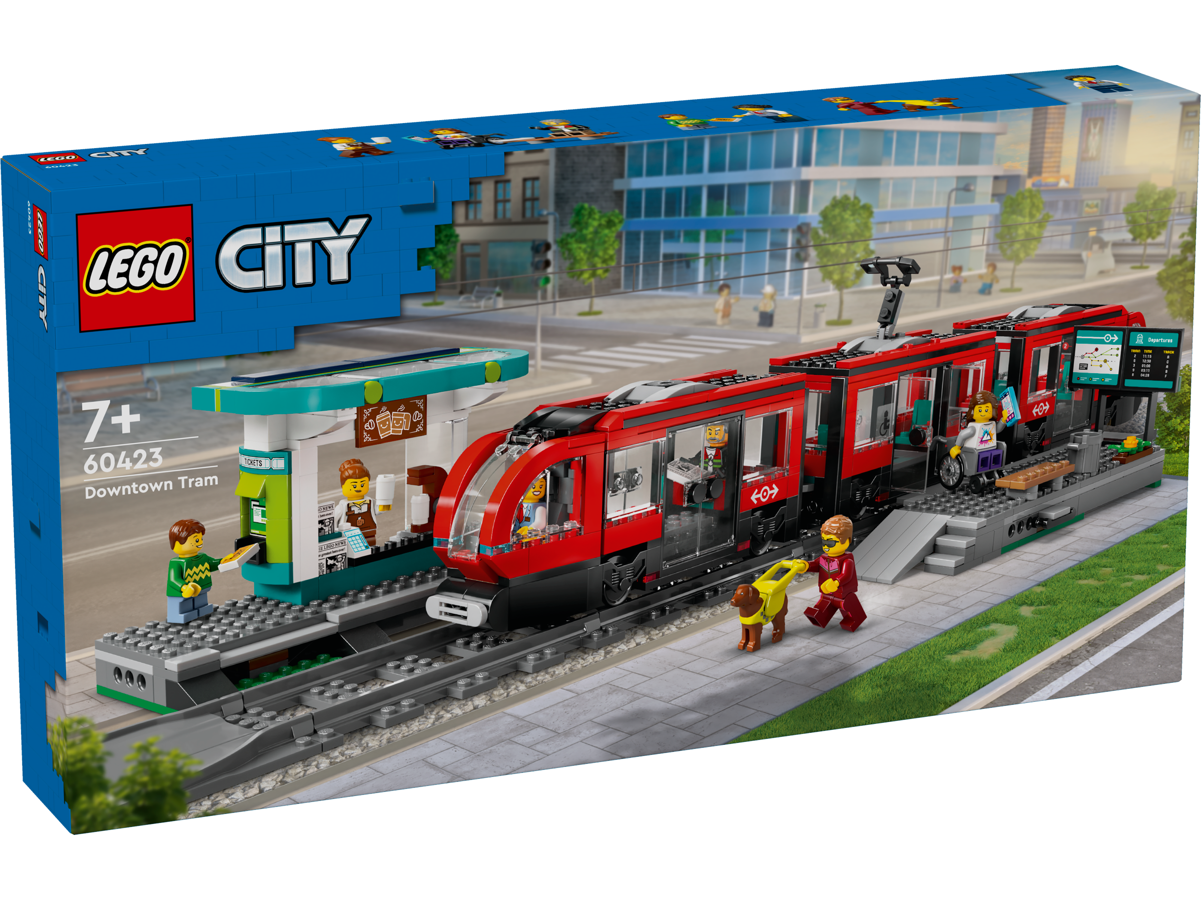 Lego 60423 Downtown Streetcar and Station