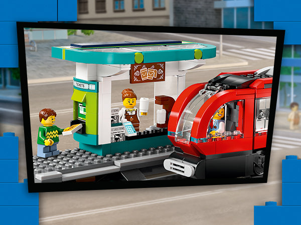 Lego 60423 Downtown Streetcar and Station