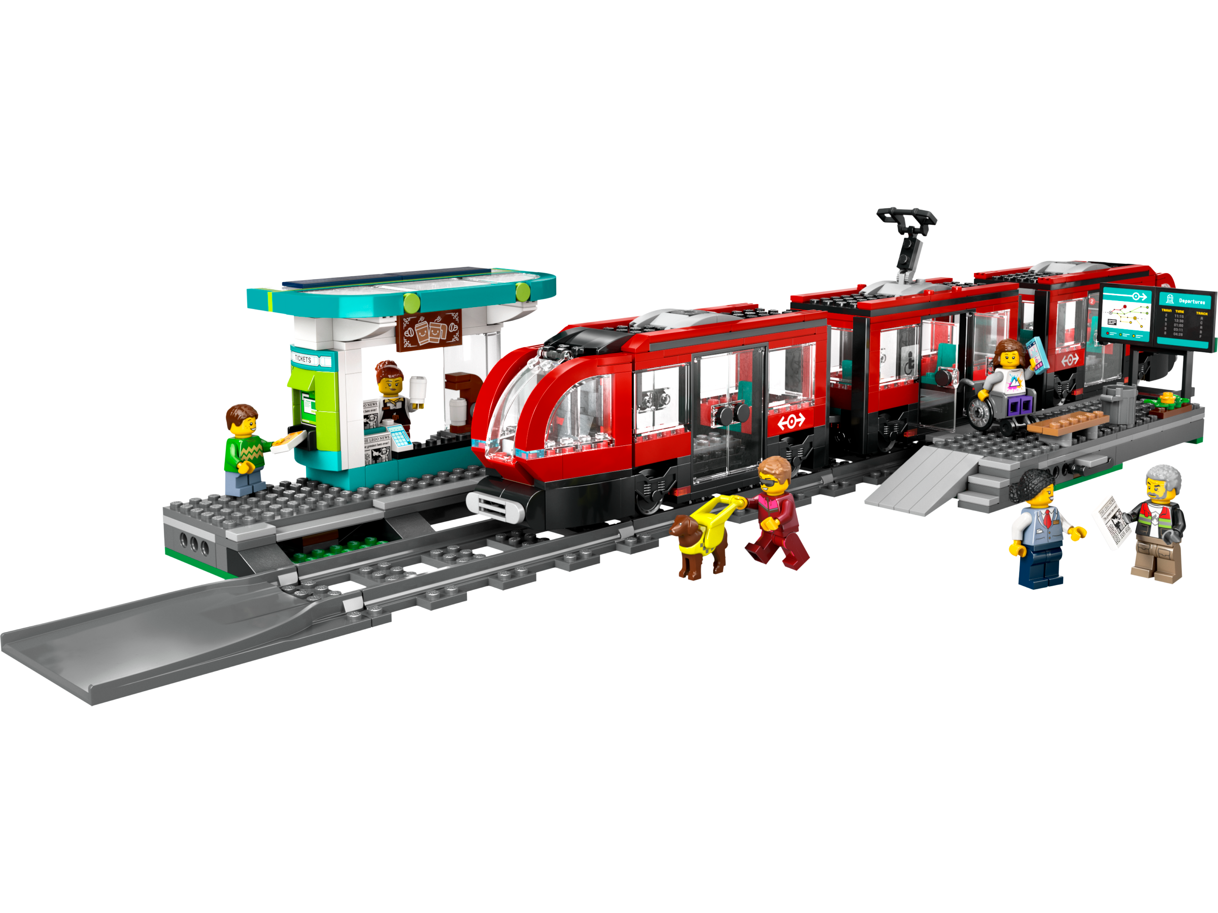 Lego 60423 Downtown Streetcar and Station