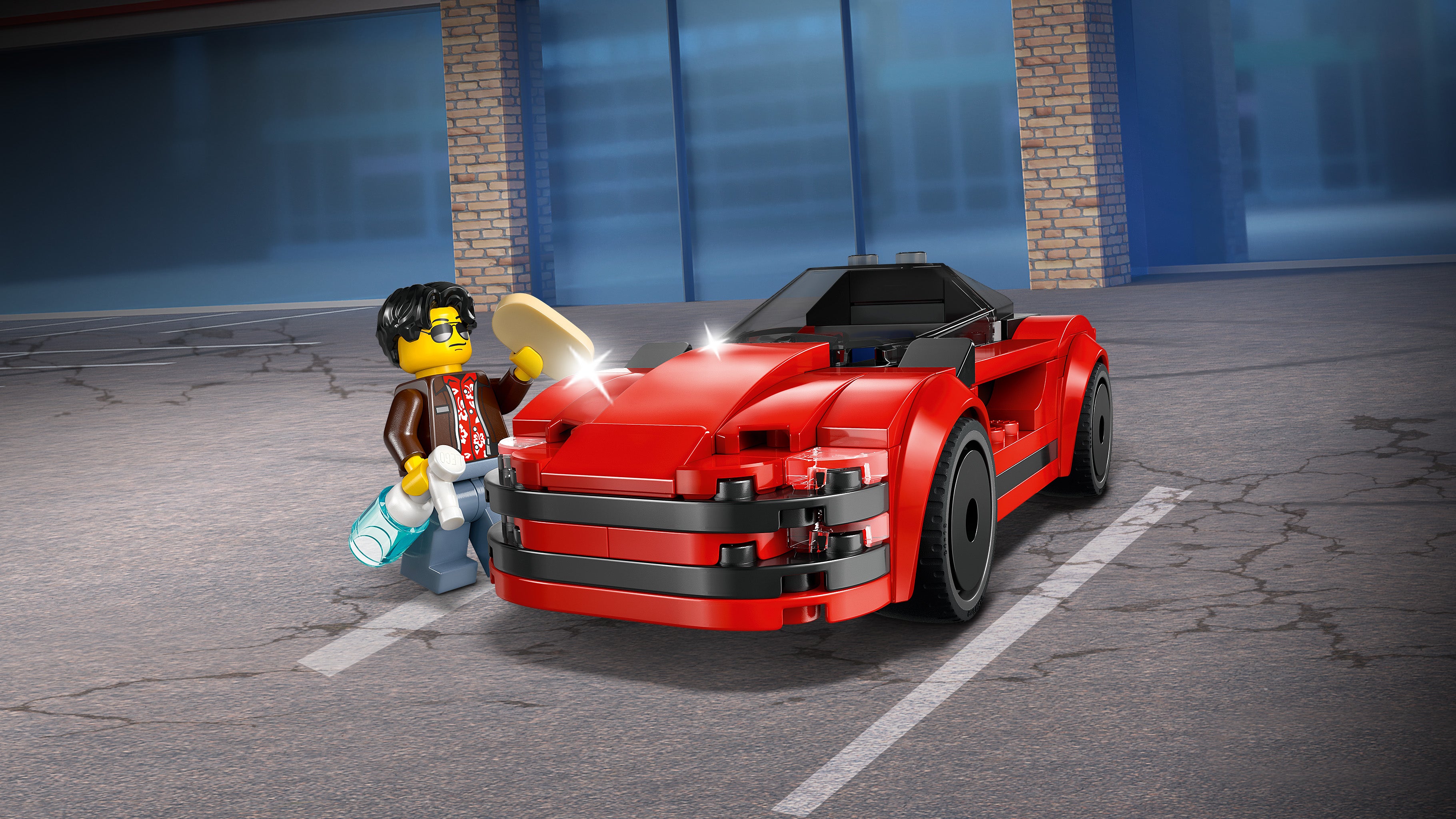 LEGO City 60448 Red Sports Car