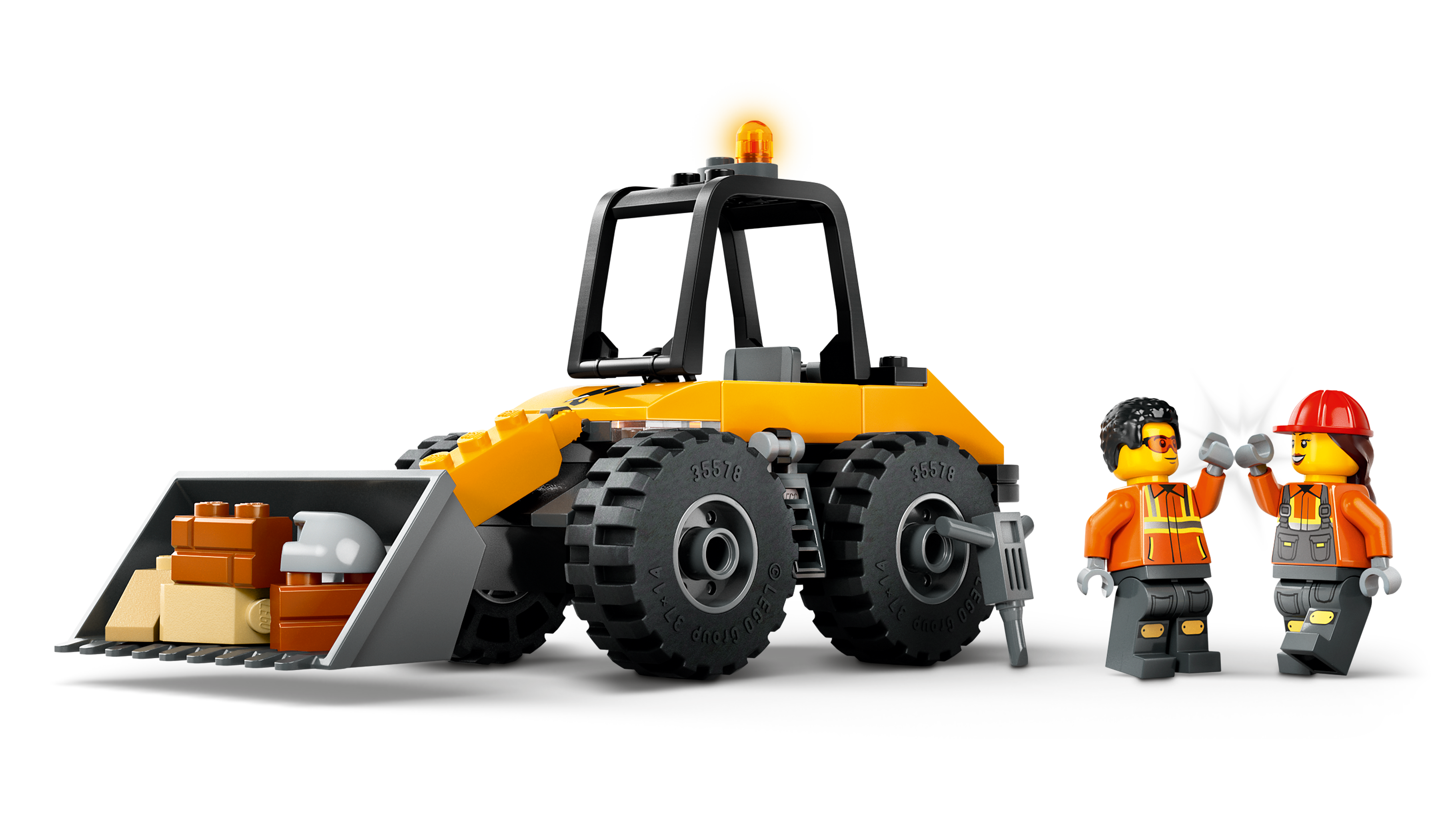 LEGO City 60450 Yellow Construction Wheel Loader