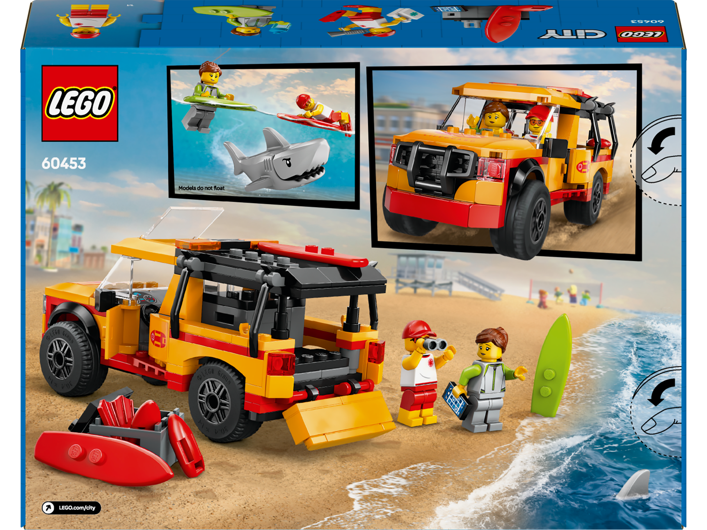 LEGO City 60453 Lifeguard Beach Rescue Truck