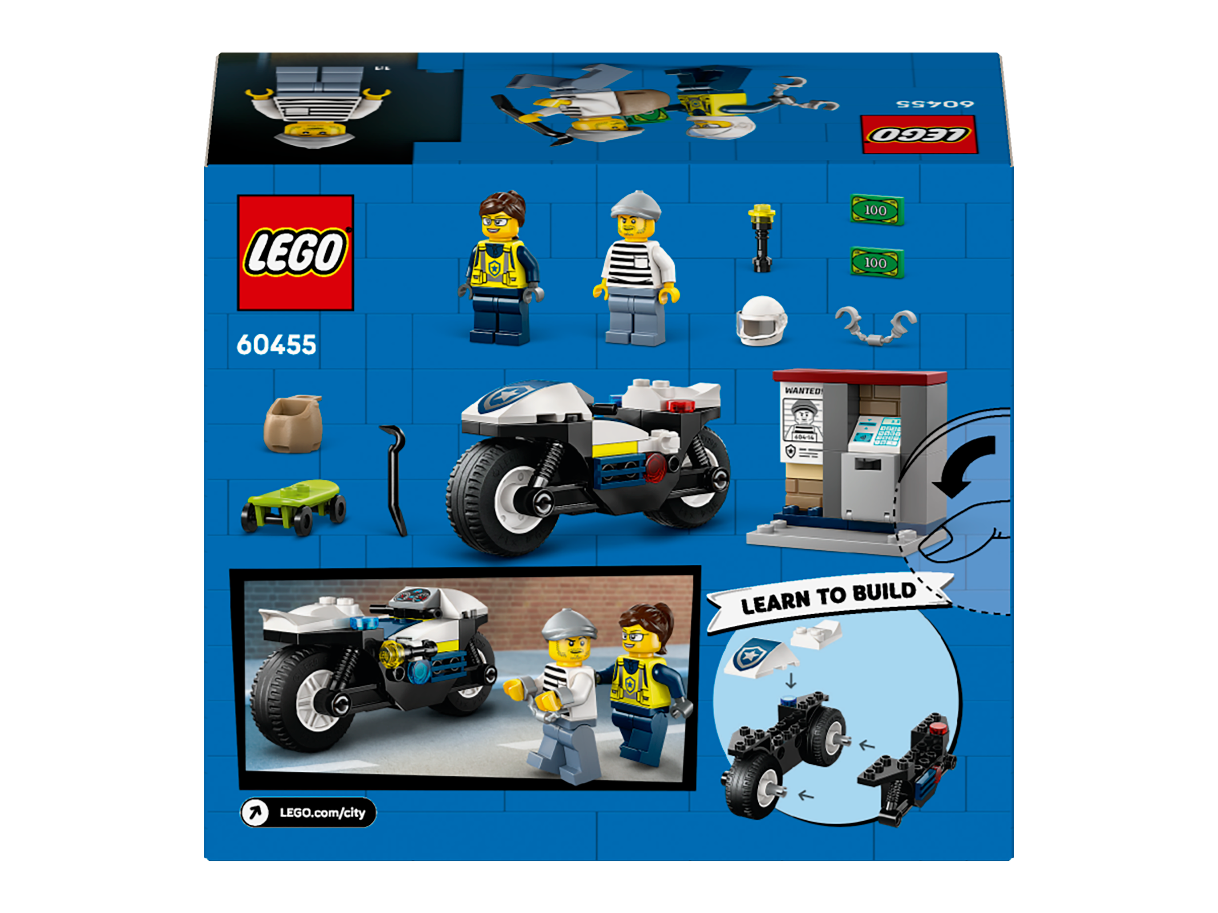 Lego 60455 Police Motorcycle Chase