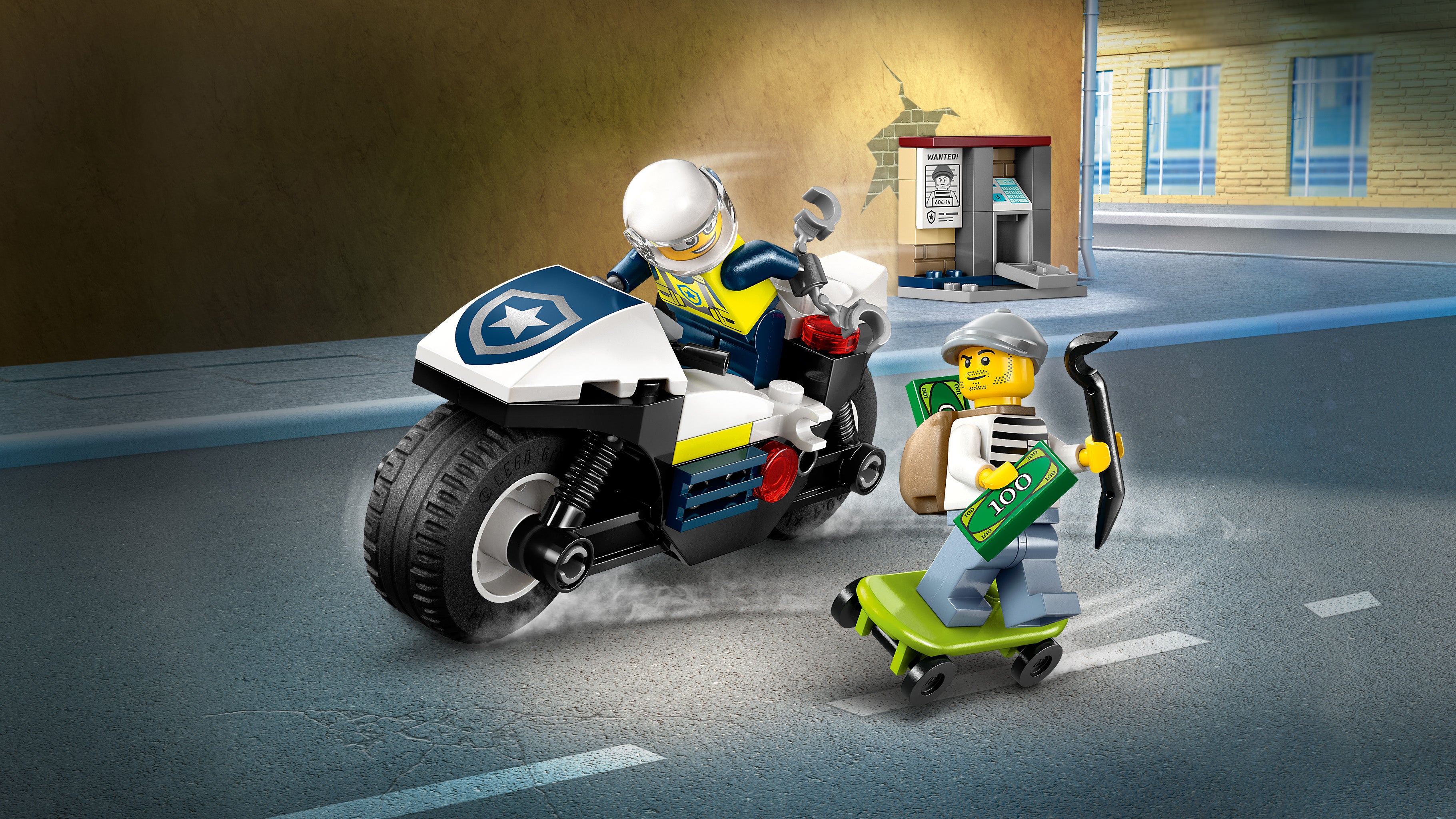 Lego 60455 Police Motorcycle Chase