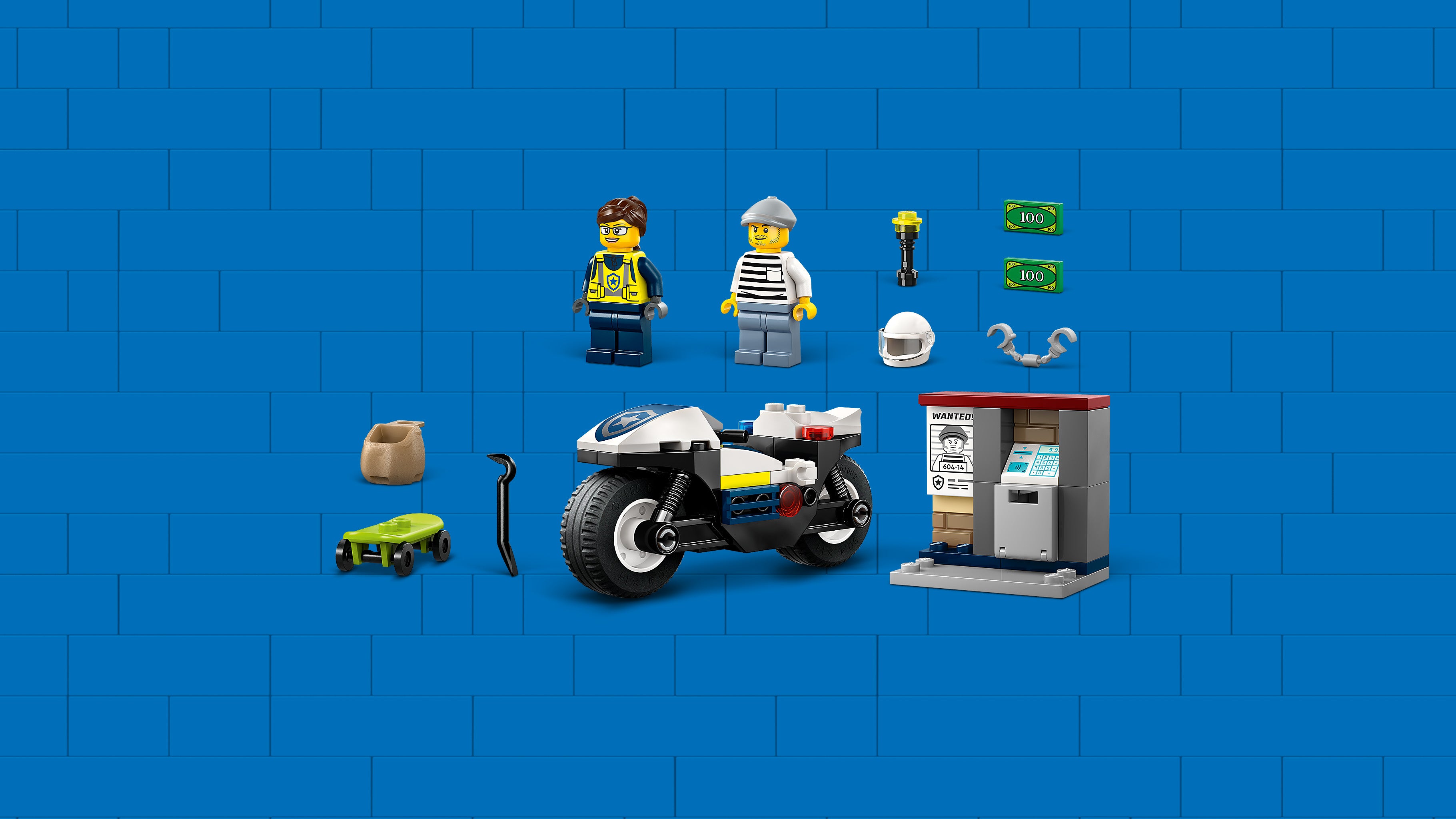 Lego 60455 Police Motorcycle Chase