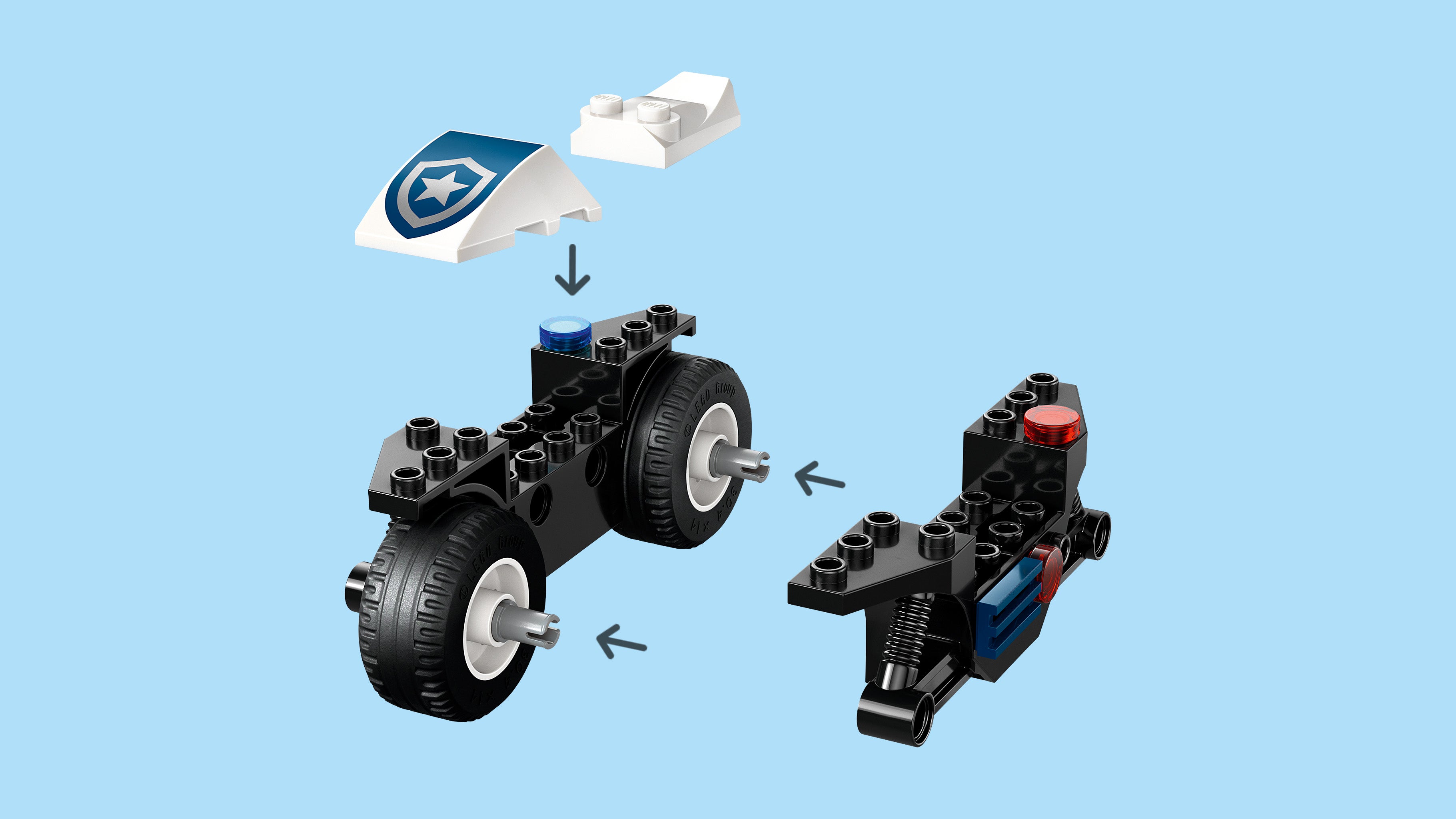Lego 60455 Police Motorcycle Chase