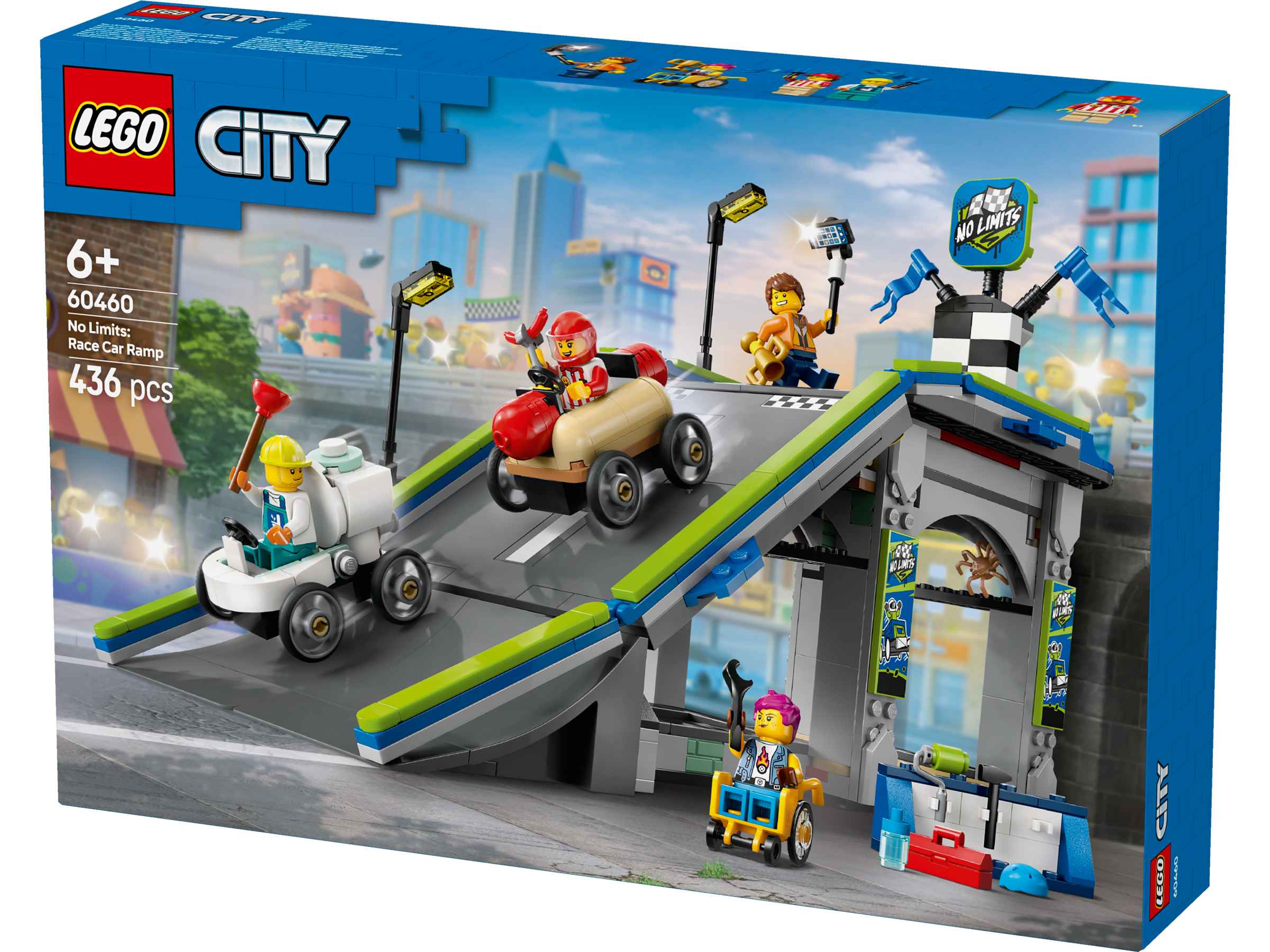 LEGO City 60460 No Limits: Race Car Ramp Track