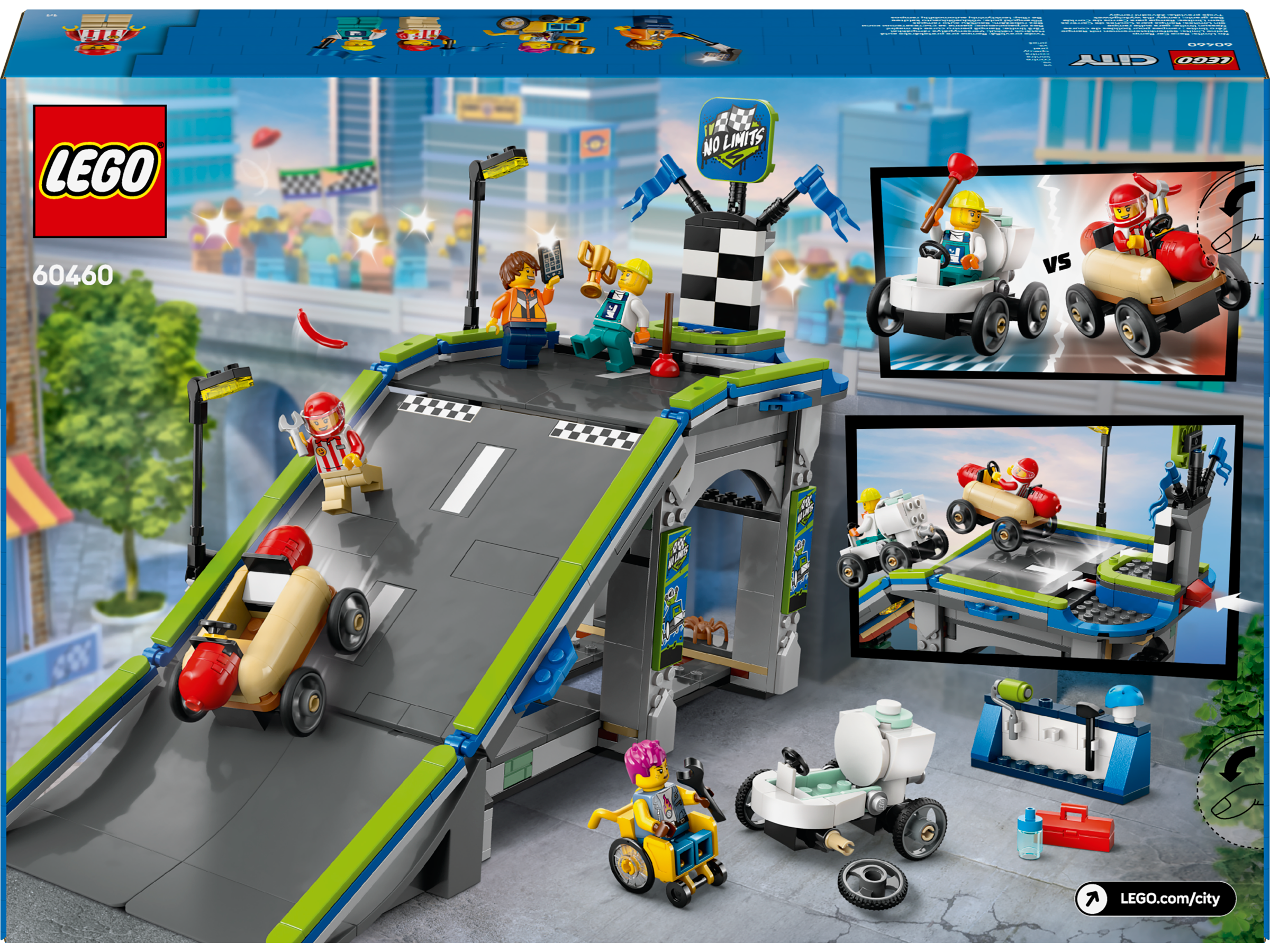 LEGO City 60460 No Limits: Race Car Ramp Track