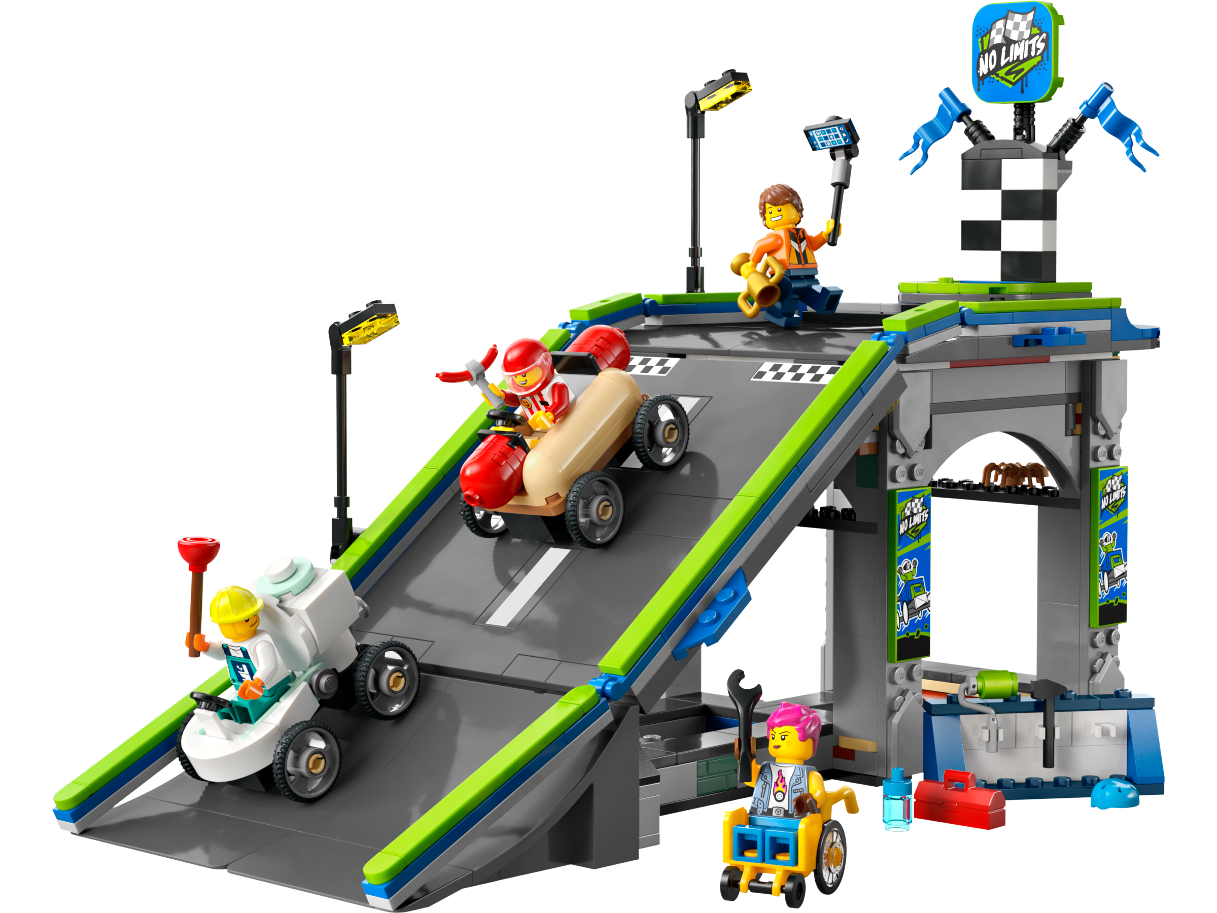 LEGO City 60460 No Limits: Race Car Ramp Track