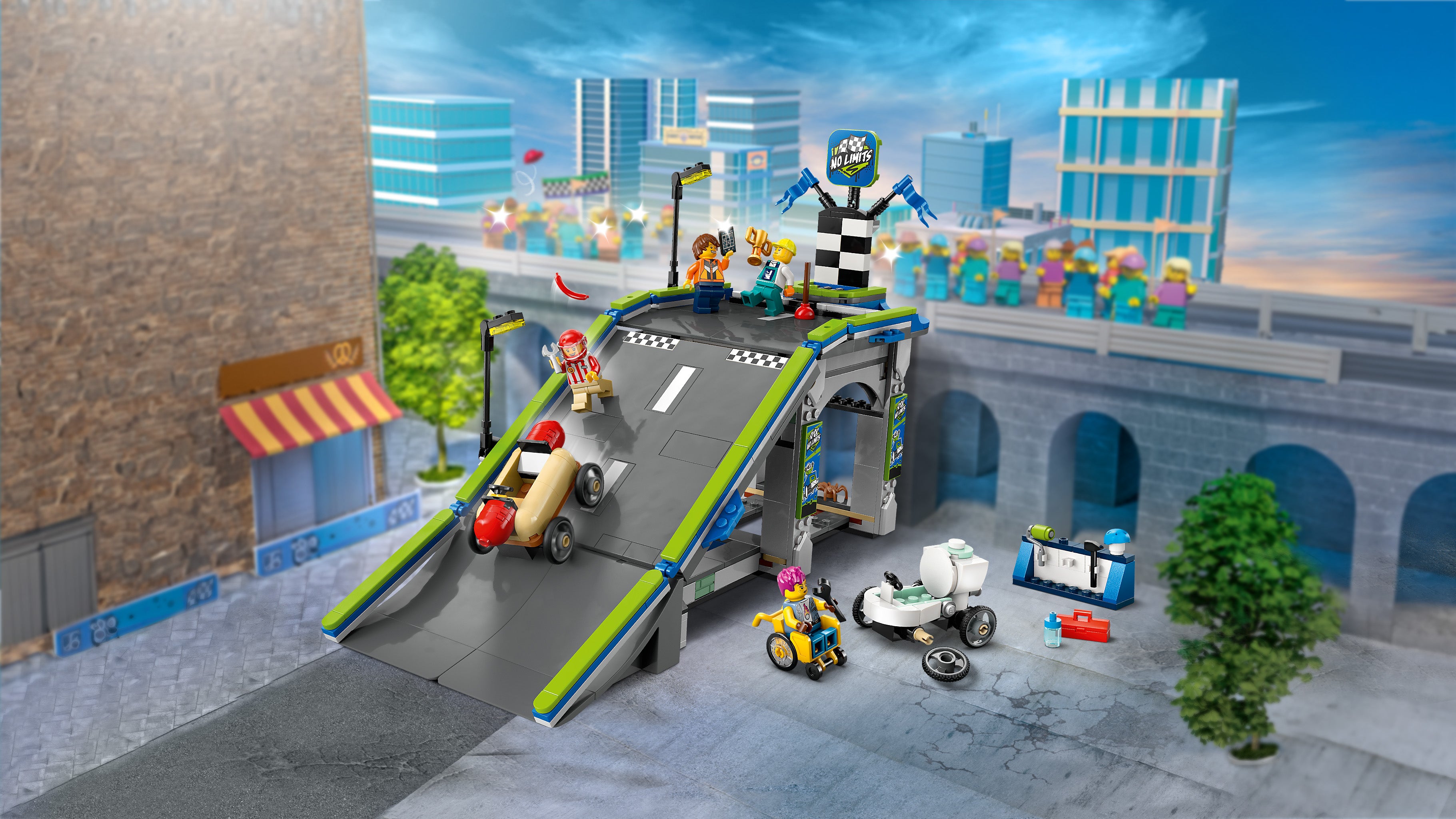 LEGO City 60460 No Limits: Race Car Ramp Track