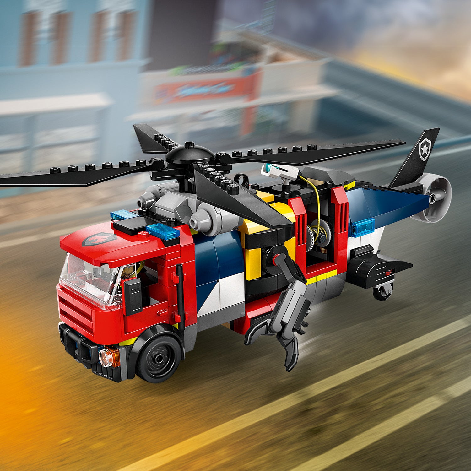 LEGO City 60462 Helicopter Fire Truck & Submarine Remix