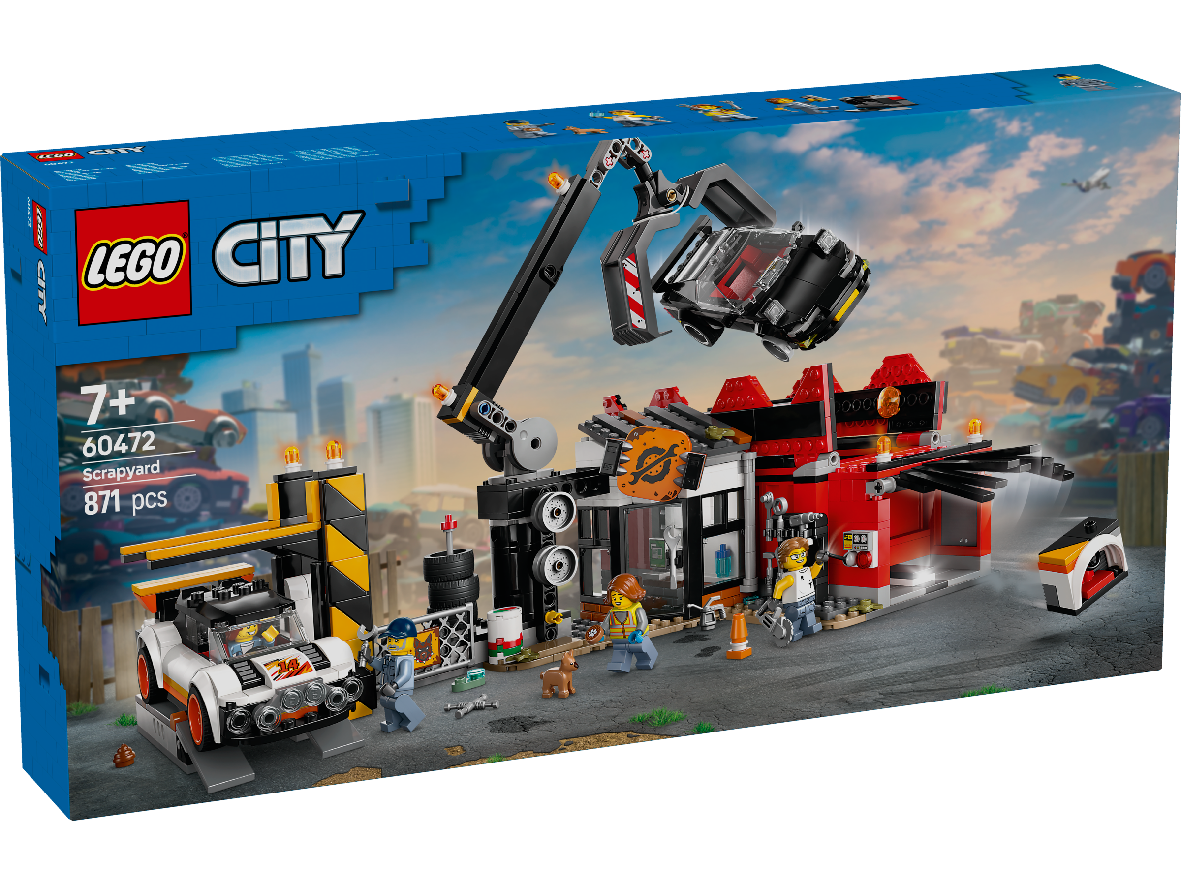 LEGO City 60472 Scrapyard with Cars