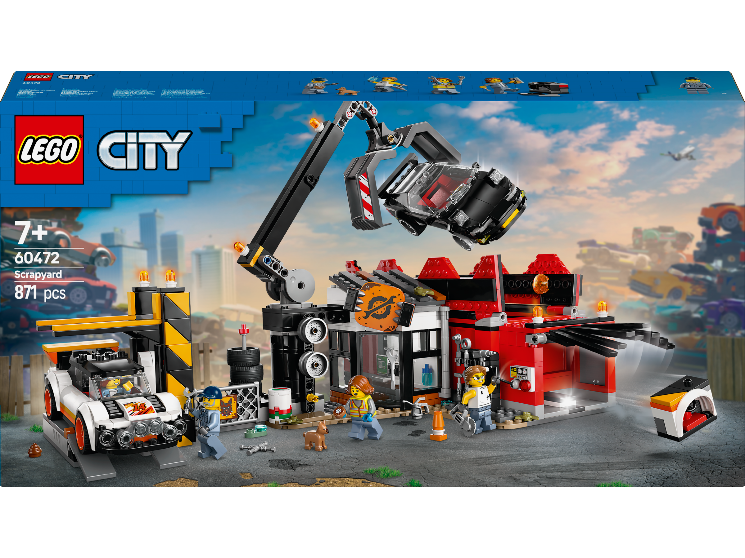 LEGO City 60472 Scrapyard with Cars