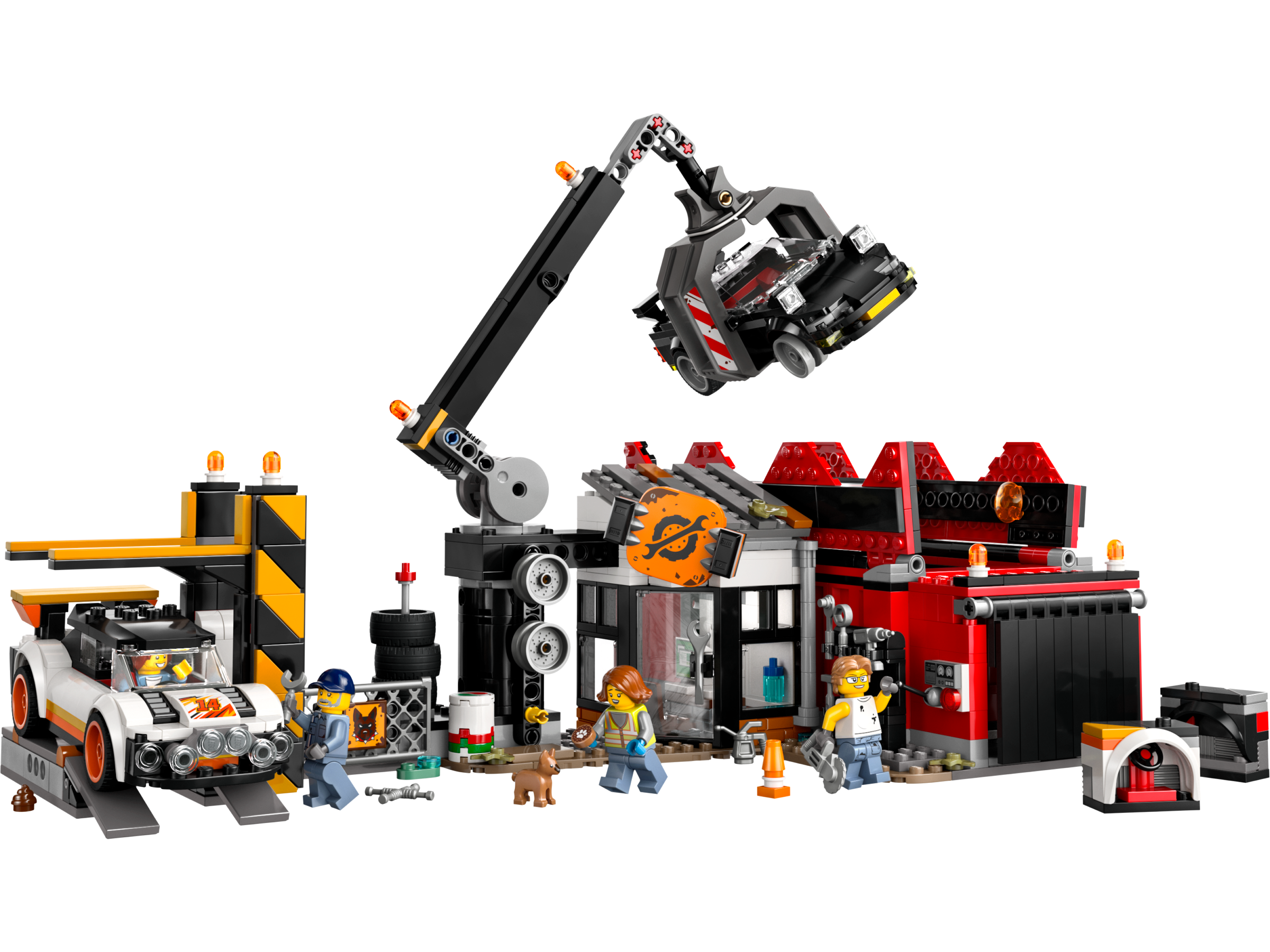 LEGO City 60472 Scrapyard with Cars