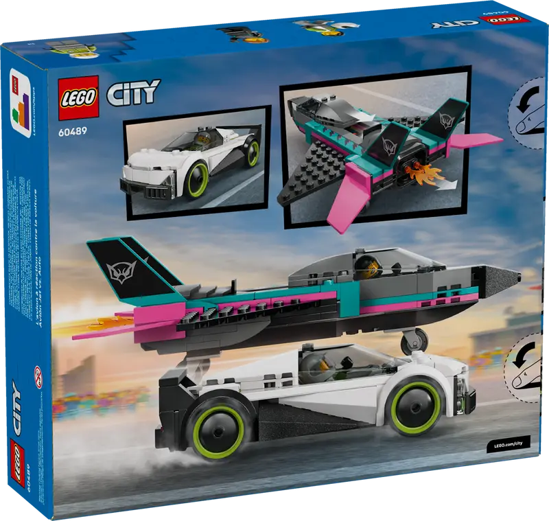 Lego 60489 Jet vs. Car