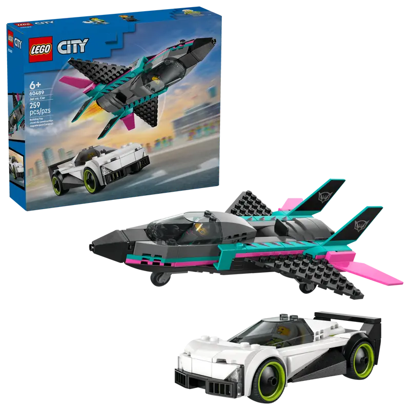 Lego 60489 Jet vs. Car
