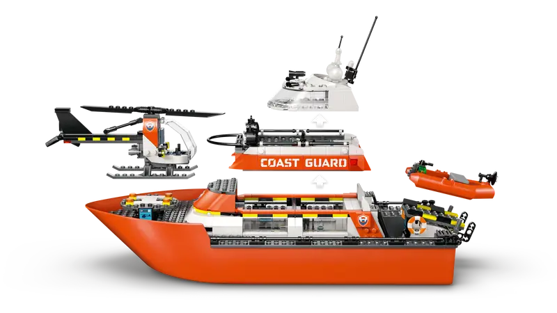 Lego 60504 Coast Guard Rescue Boat & Helicopter