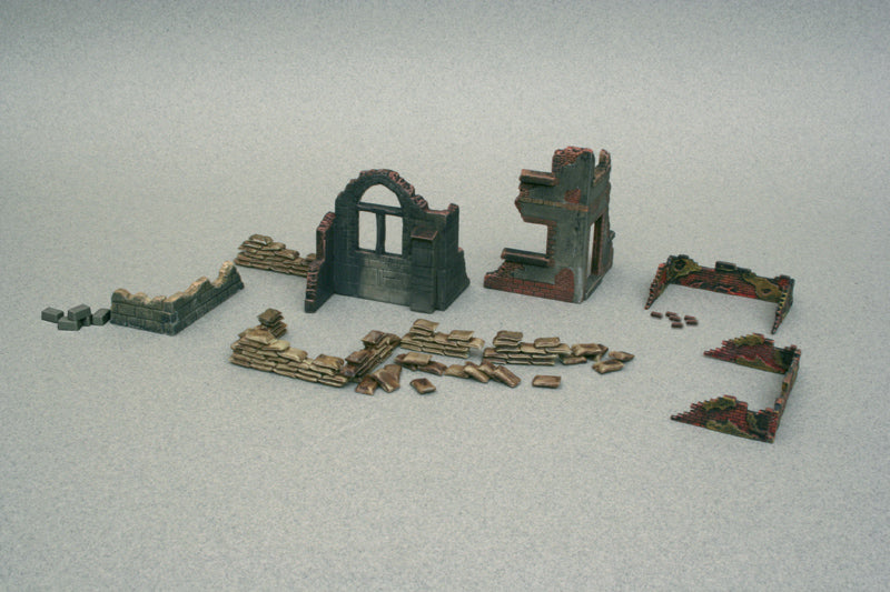Italeri WW2 Walls & Ruins Set