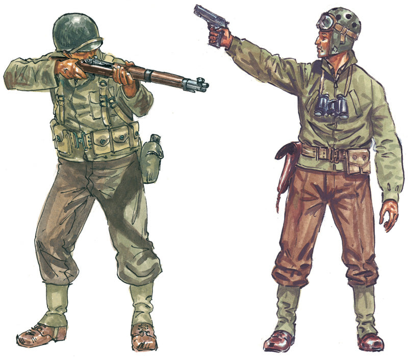 Italeri WWII American Infantry 1:72 Scale Figures