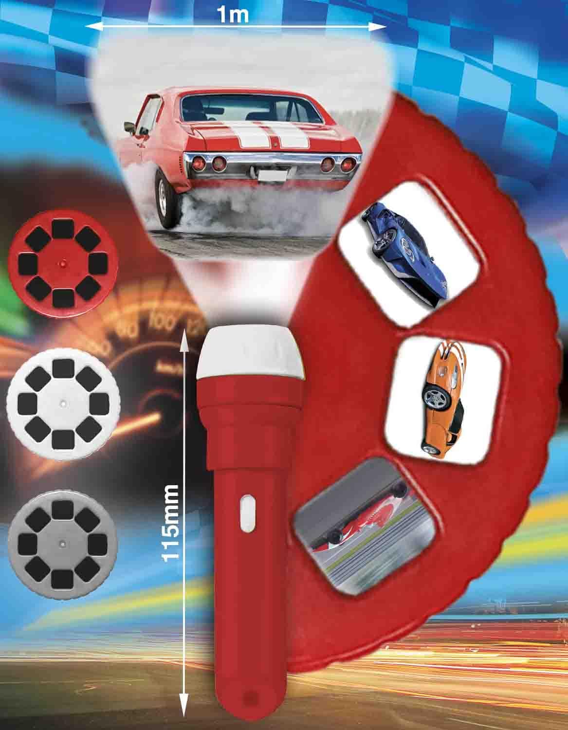 Super Cars Torch & Projector