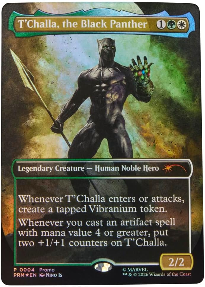 Marvel Legends x Magic the Gathering Black Panther
