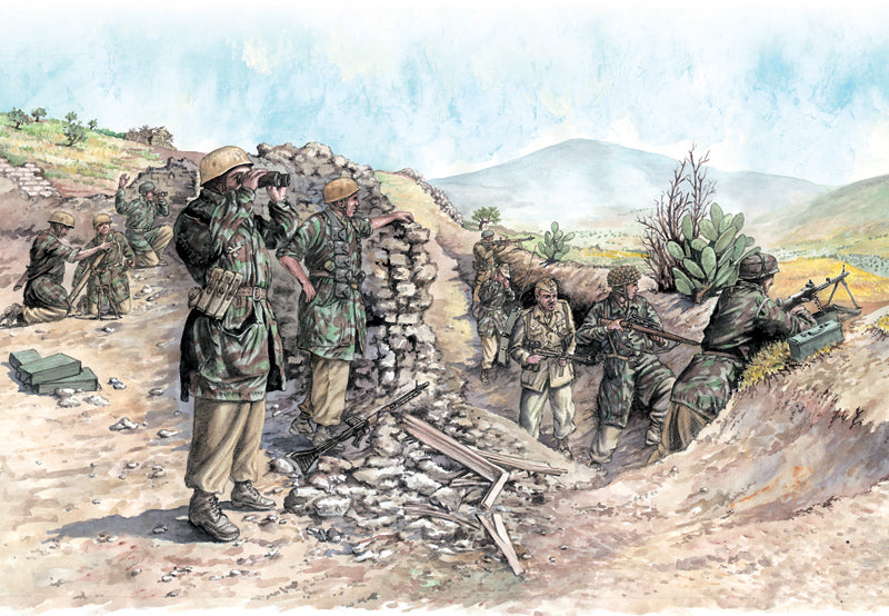Italeri WW2 German Paratroopers1:72 Scale Soldiers