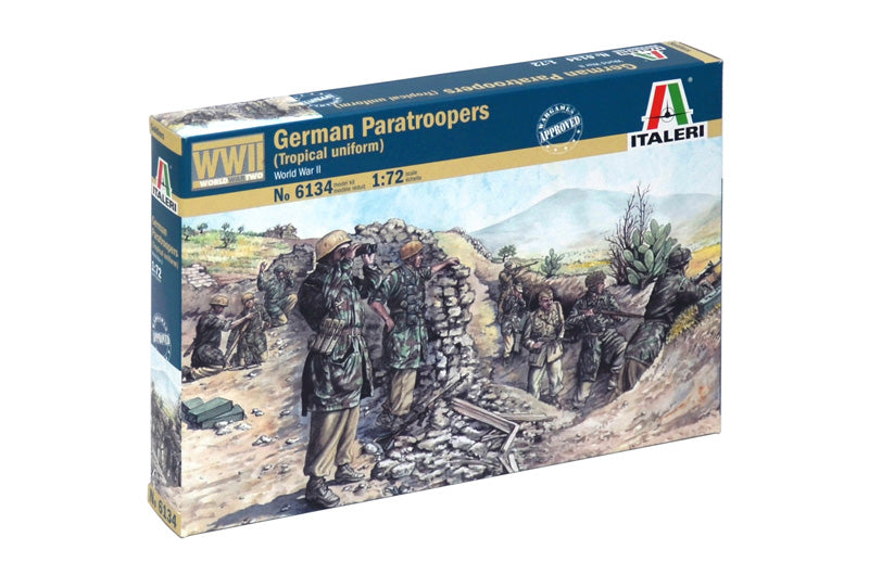 Italeri WW2 German Paratroopers1:72 Scale Soldiers
